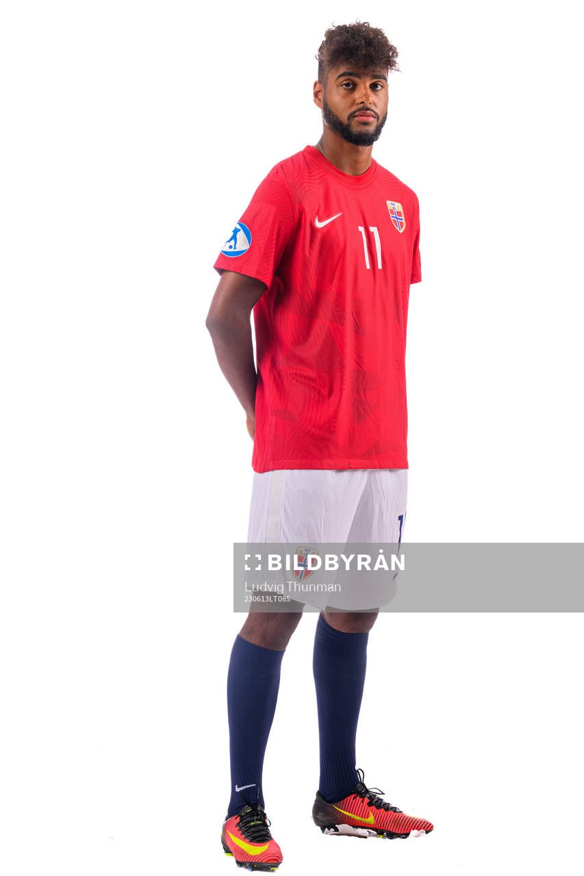 Emil Konradsen Ceide of the norwegian under-21 national
