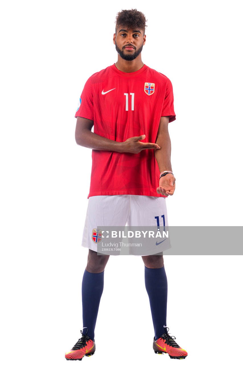 Emil Konradsen Ceide of the norwegian under-21 national