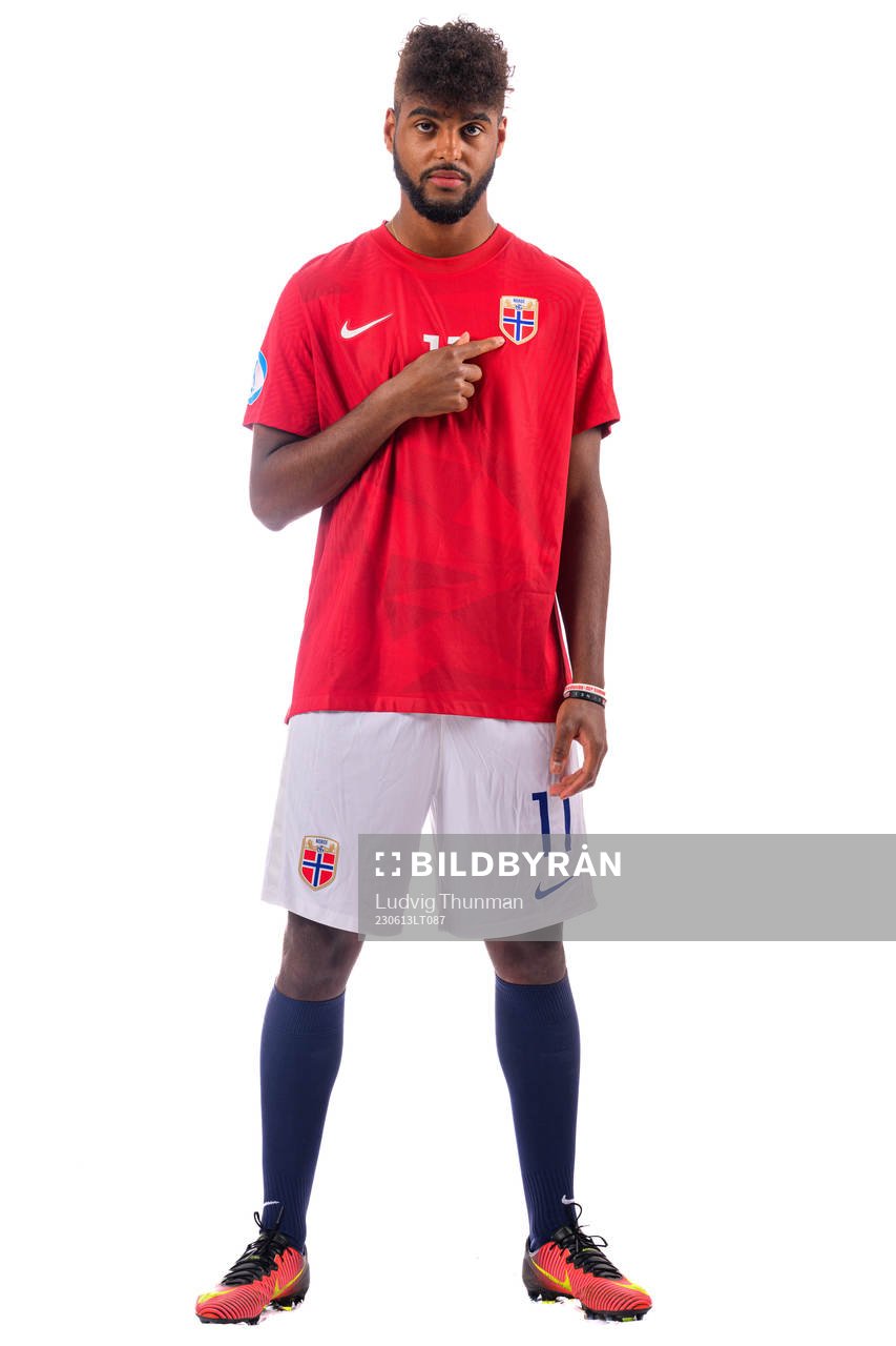 Emil Konradsen Ceide of the norwegian under-21 national