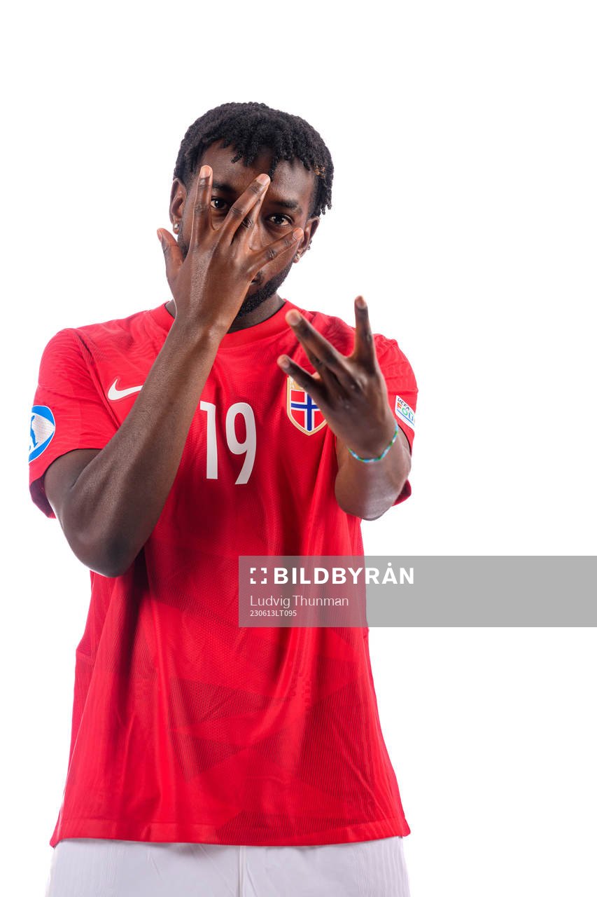 Warren Kamanzi of the norwegian under-21 national football