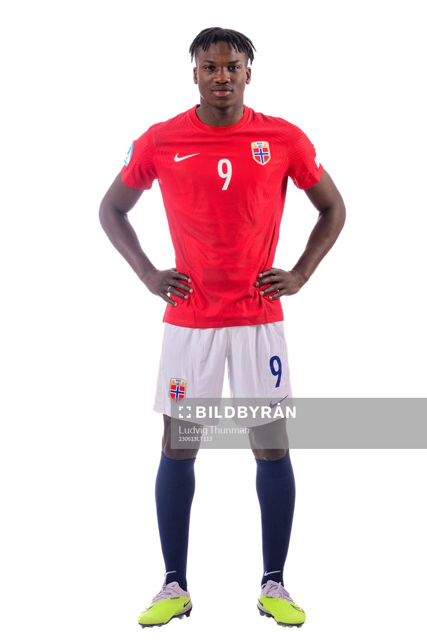 Seedy Jatta of the norwegian under-21 national football
