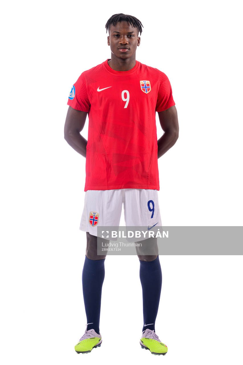 Seedy Jatta of the norwegian under-21 national football