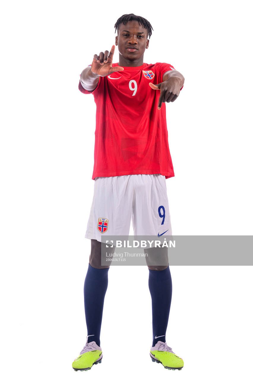 Seedy Jatta of the norwegian under-21 national football