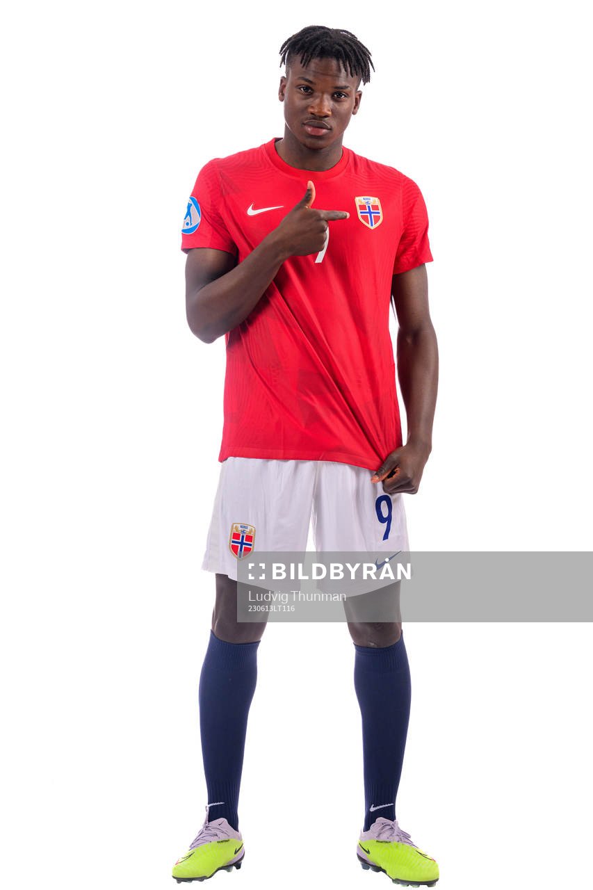 Seedy Jatta of the norwegian under-21 national football