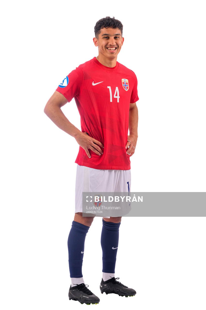 Osame Sahraoui of the norwegian under-21 national football