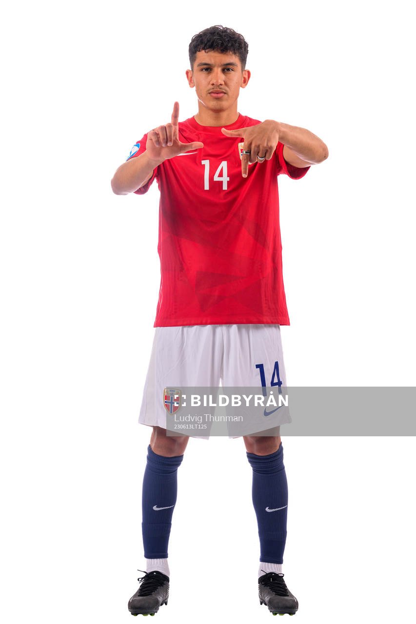 Osame Sahraoui of the norwegian under-21 national football