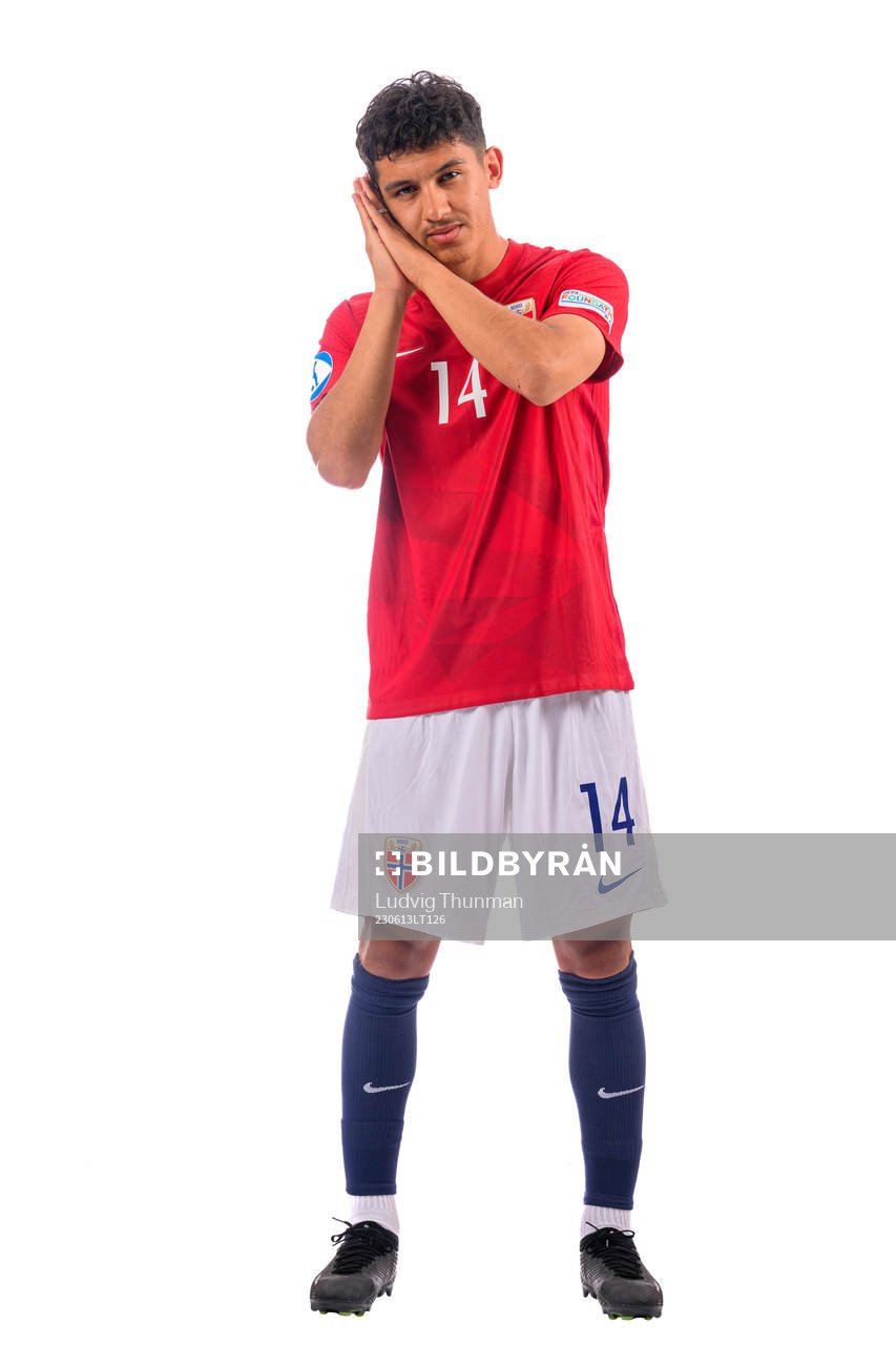 Osame Sahraoui of the norwegian under-21 national football