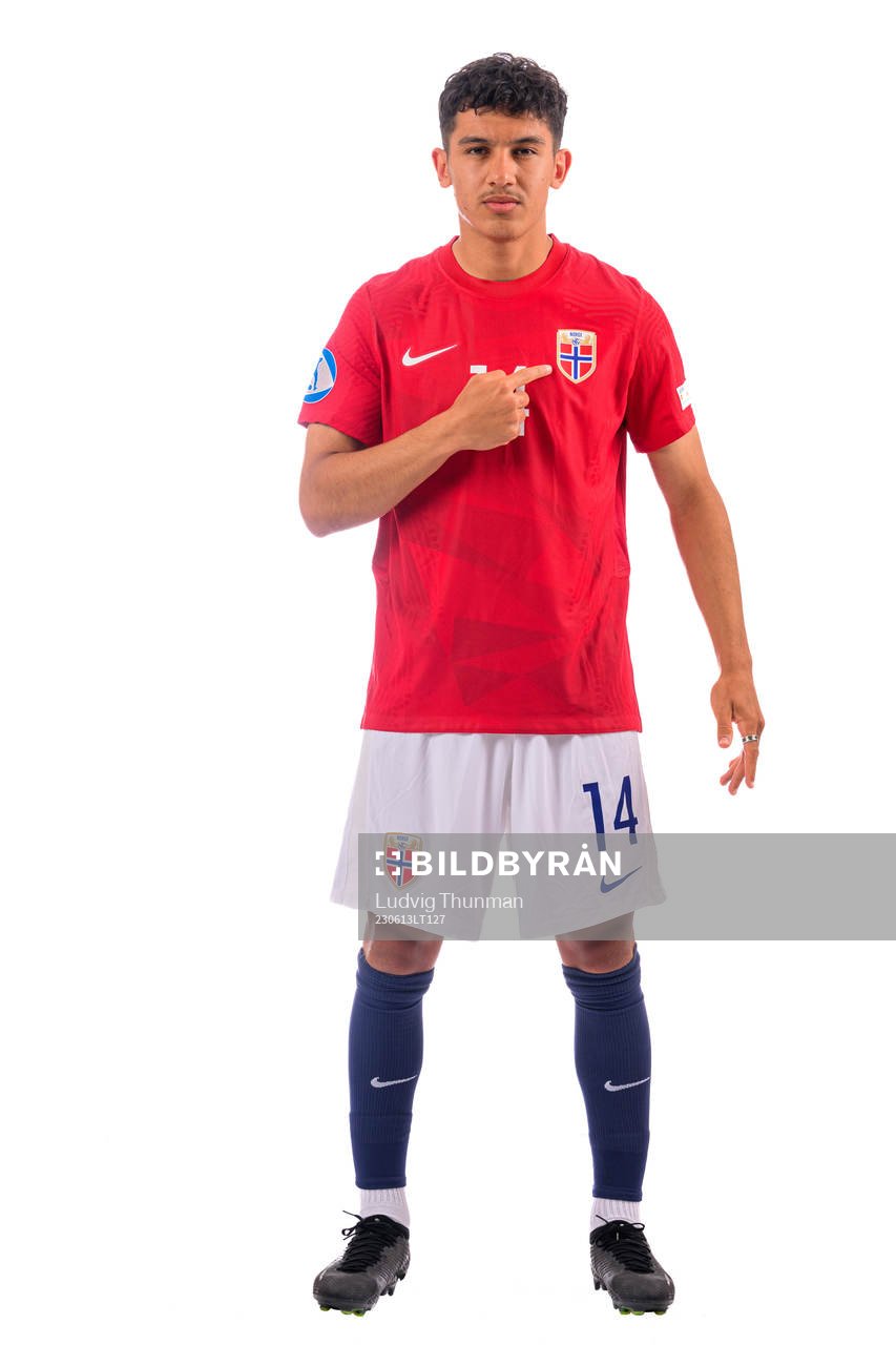 Osame Sahraoui of the norwegian under-21 national football