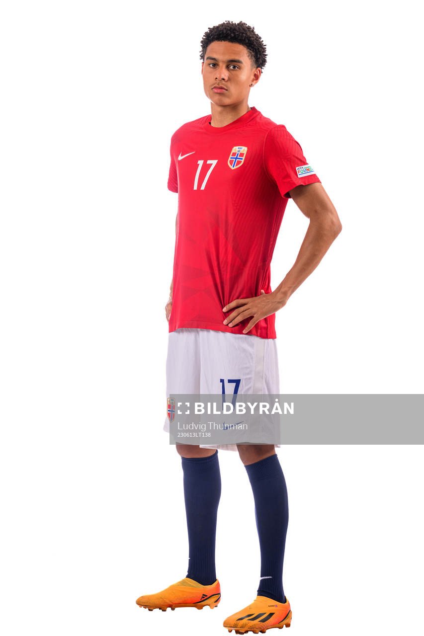 Antonio Nusa of the norwegian under-21 national football