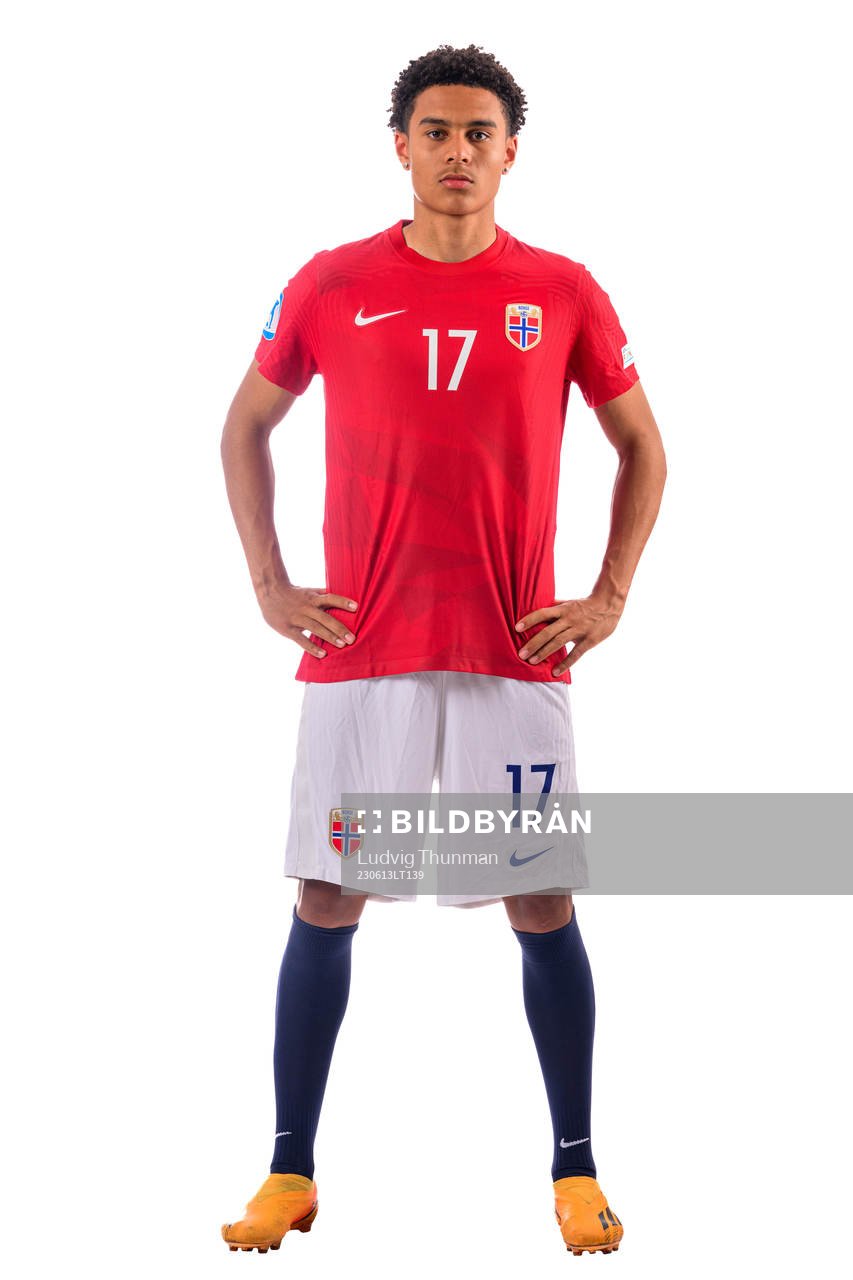 Antonio Nusa of the norwegian under-21 national football