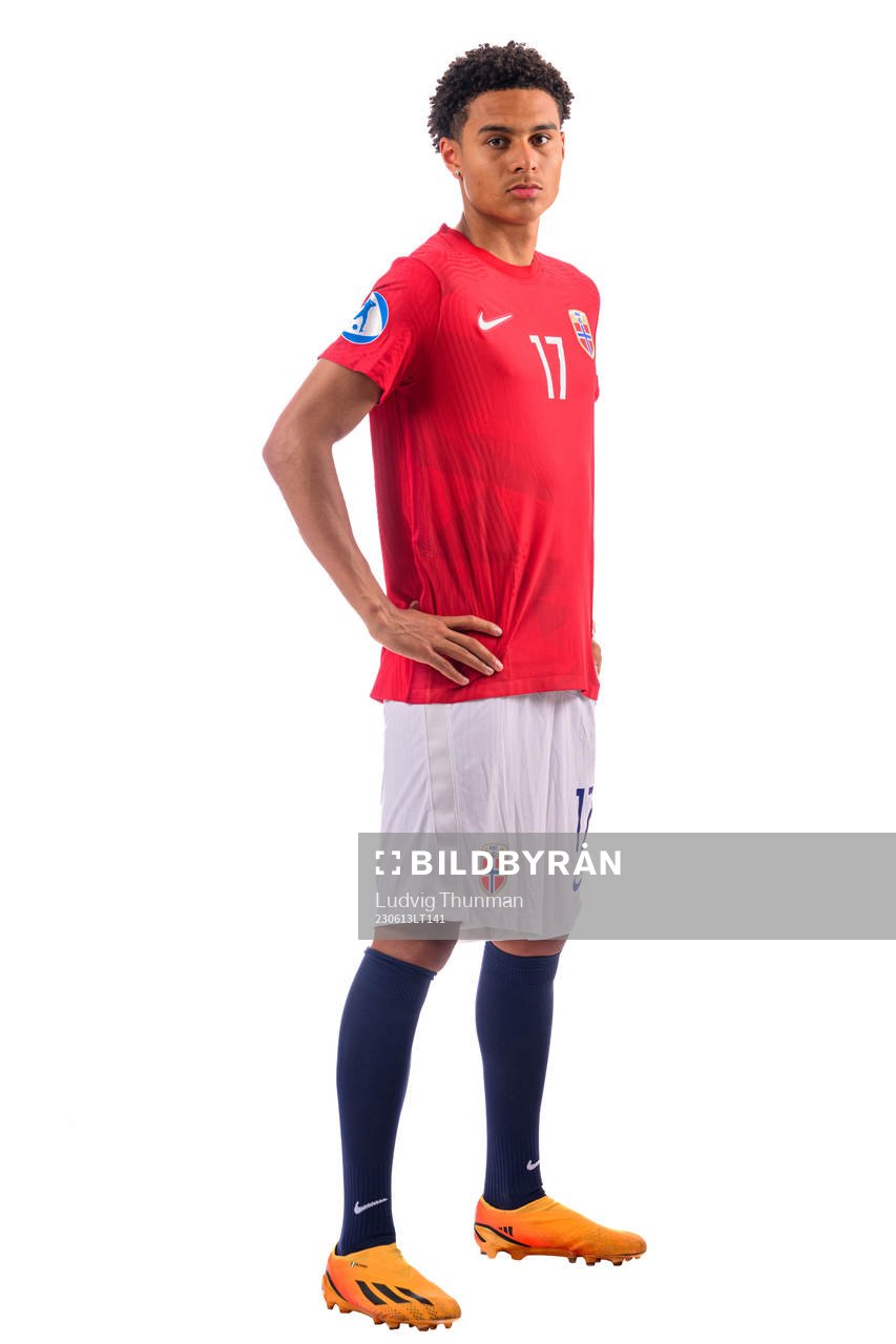 Antonio Nusa of the norwegian under-21 national football
