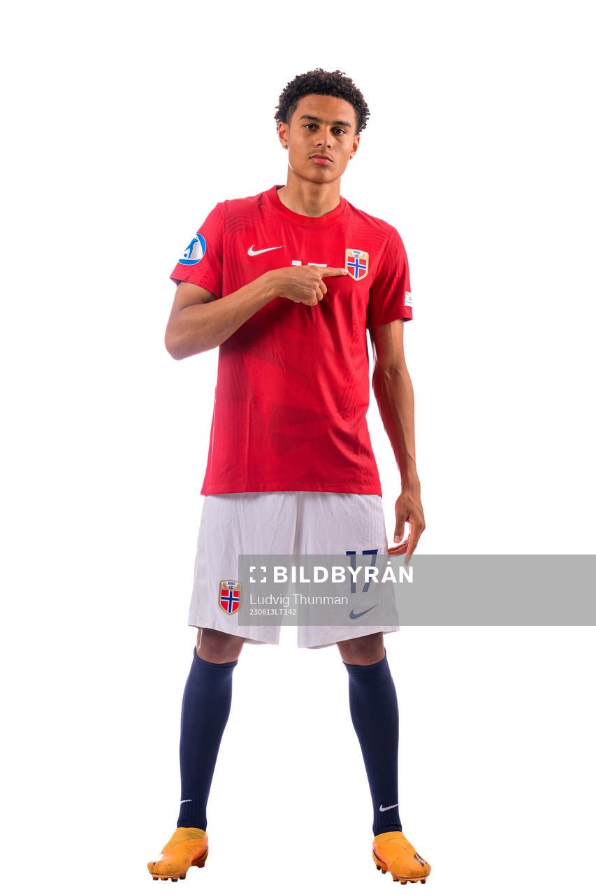 Antonio Nusa of the norwegian under-21 national football
