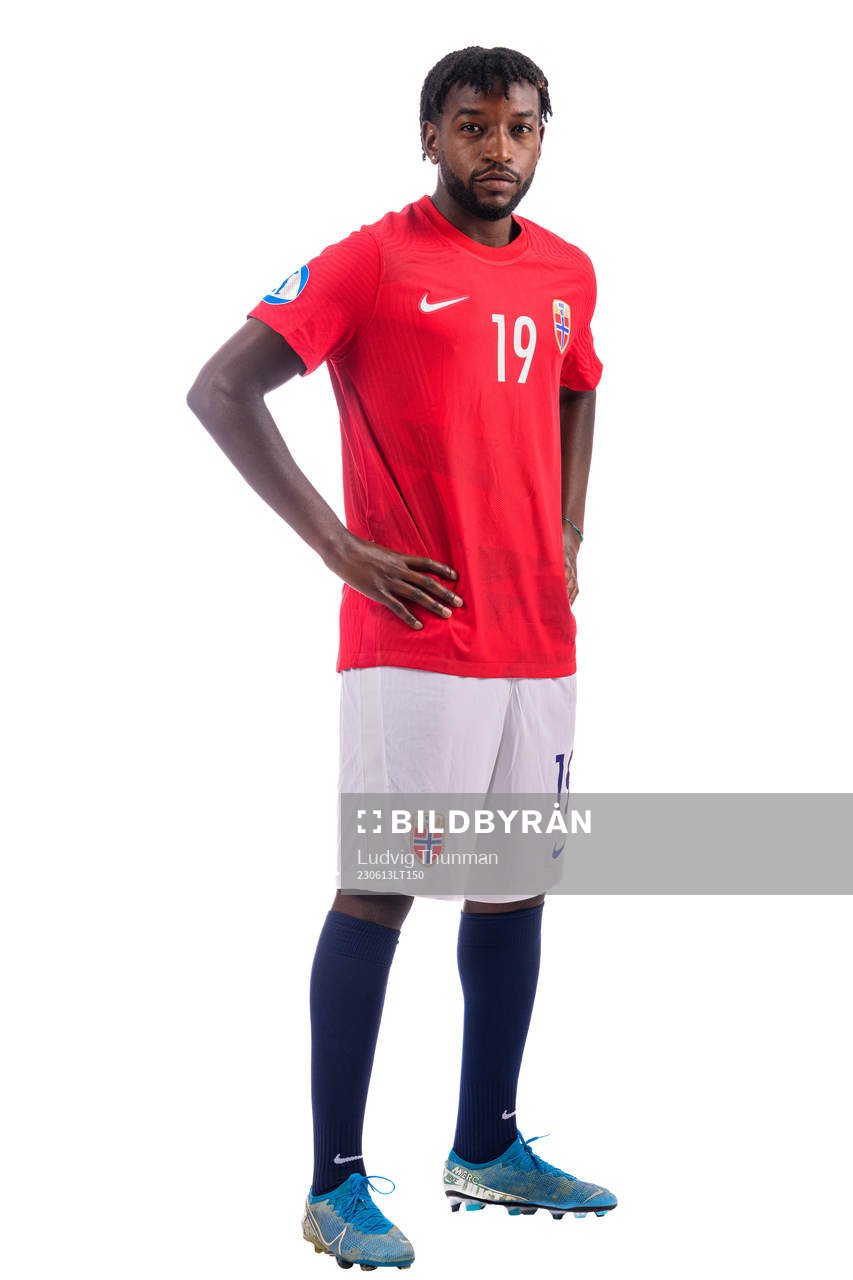 Warren Kamanzi of the norwegian under-21 national football
