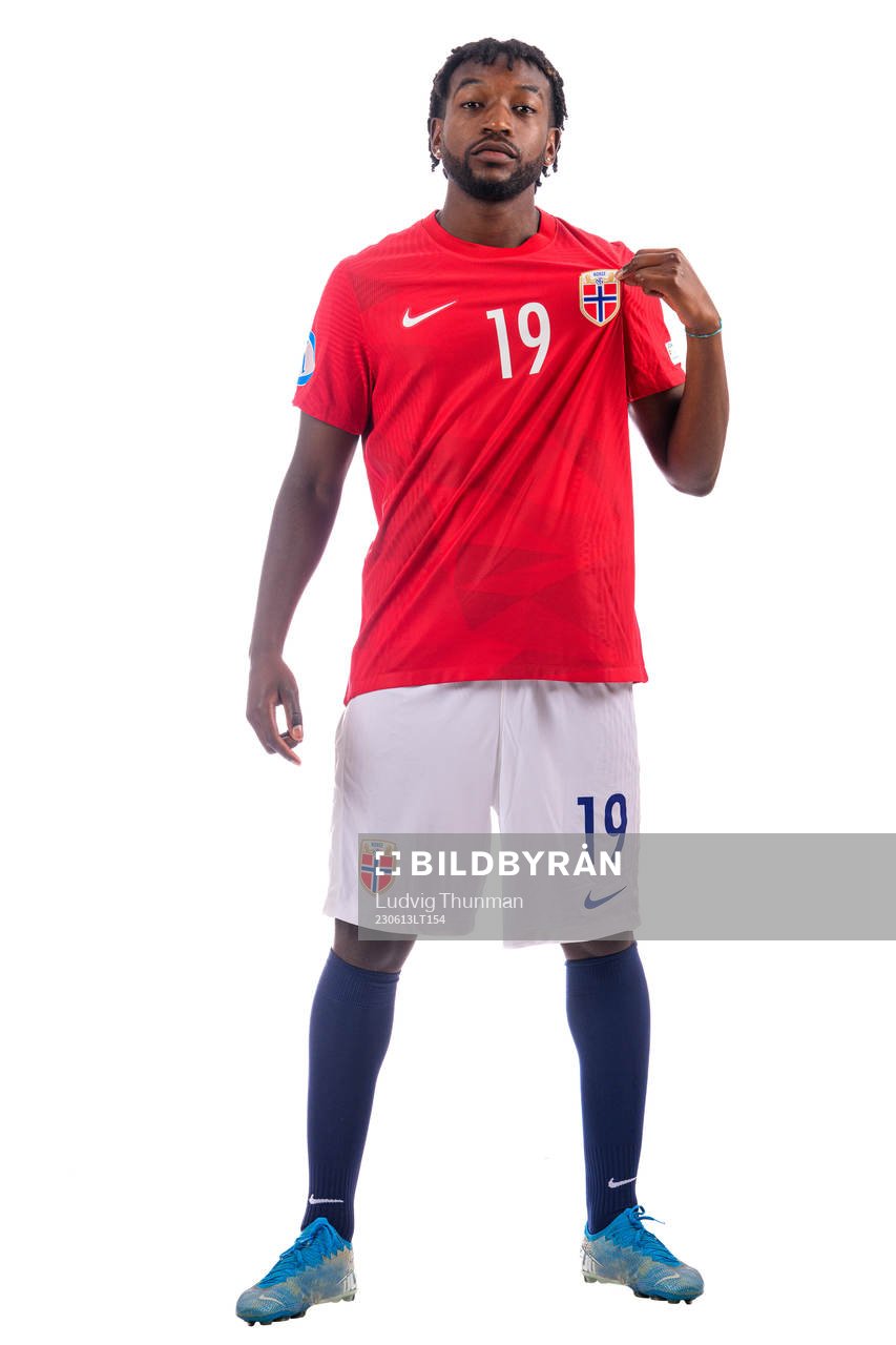 Warren Kamanzi of the norwegian under-21 national football