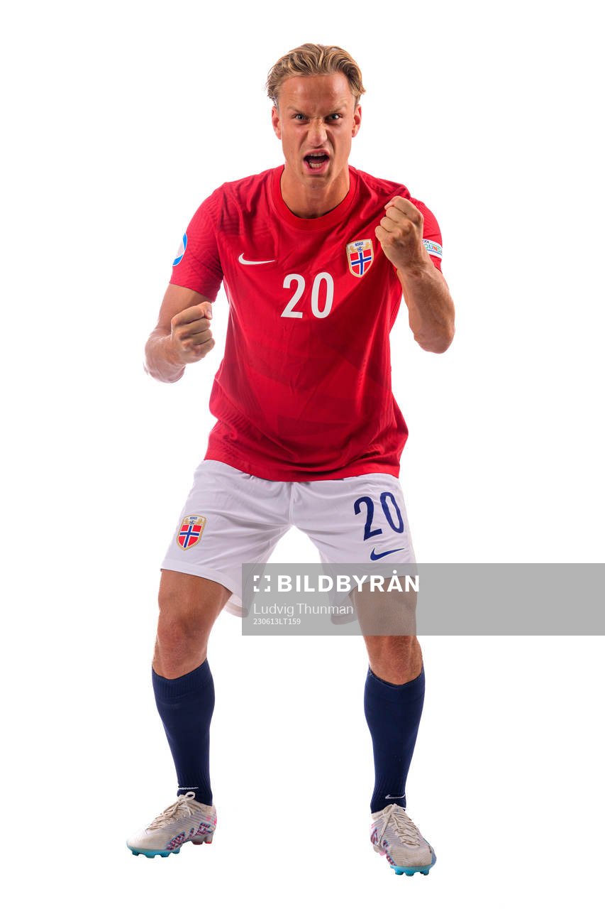 Erik Botheim of the norwegian under-21 national football