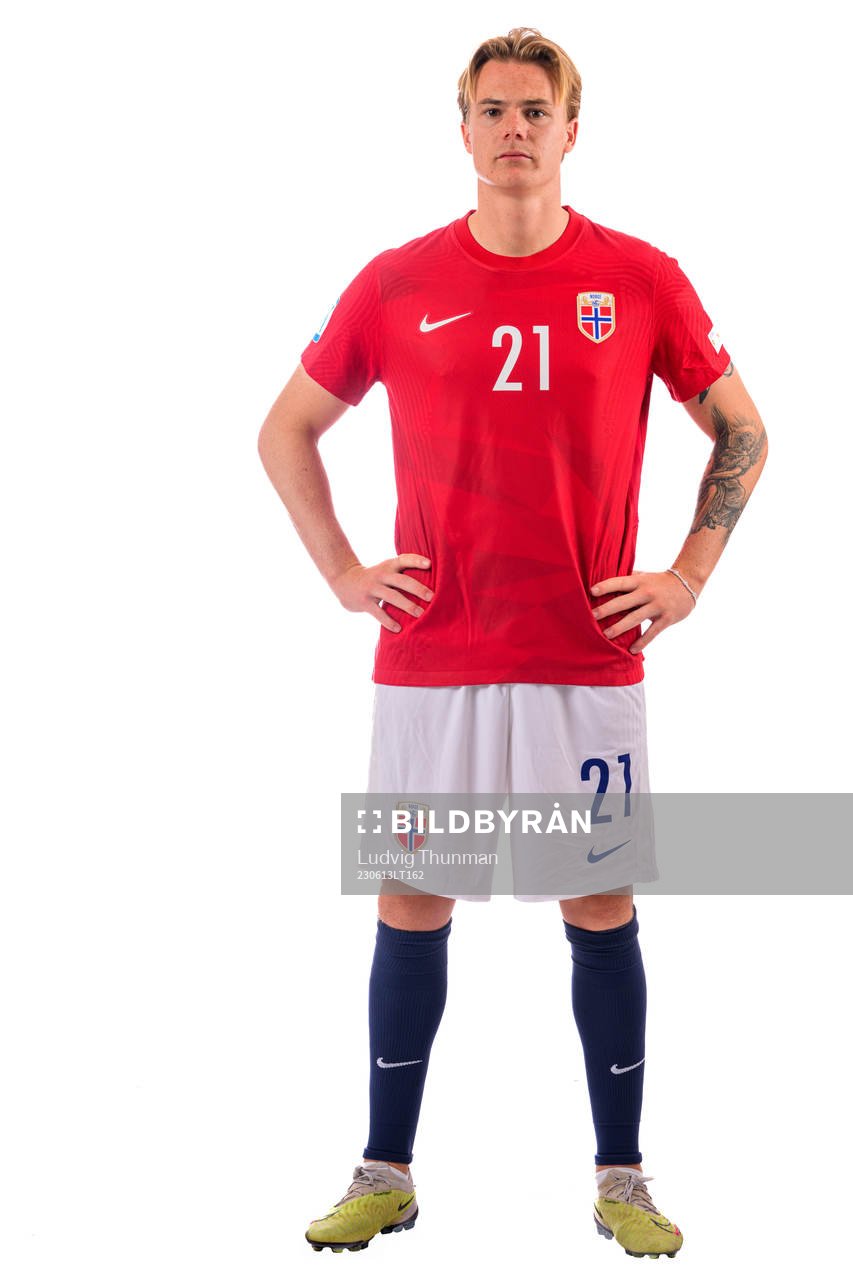 Tobias Christiansen of the norwegian under-21 national