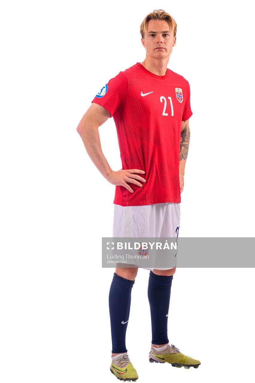 Tobias Christiansen of the norwegian under-21 national