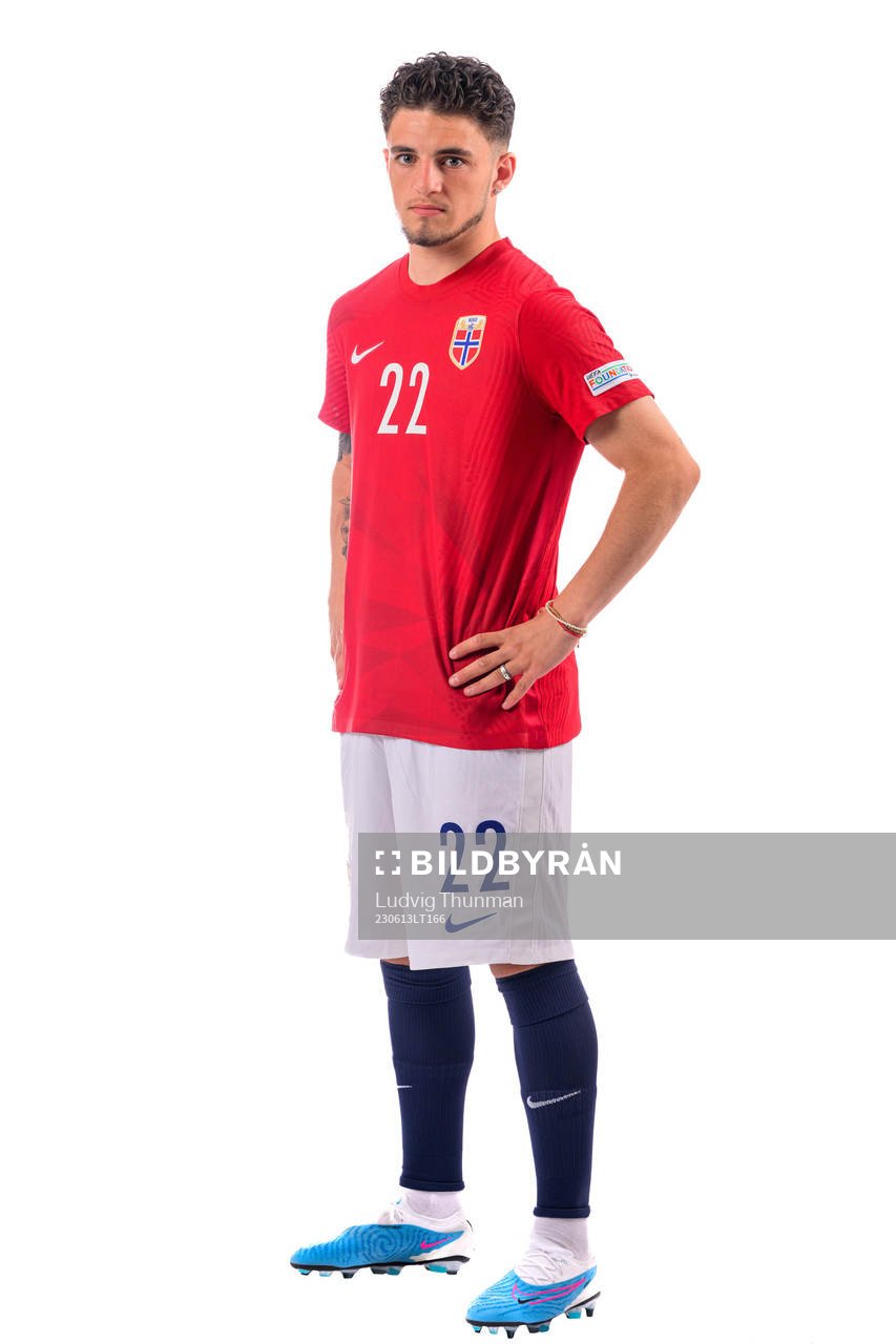 Christos Zafeiris of the norwegian under-21 national