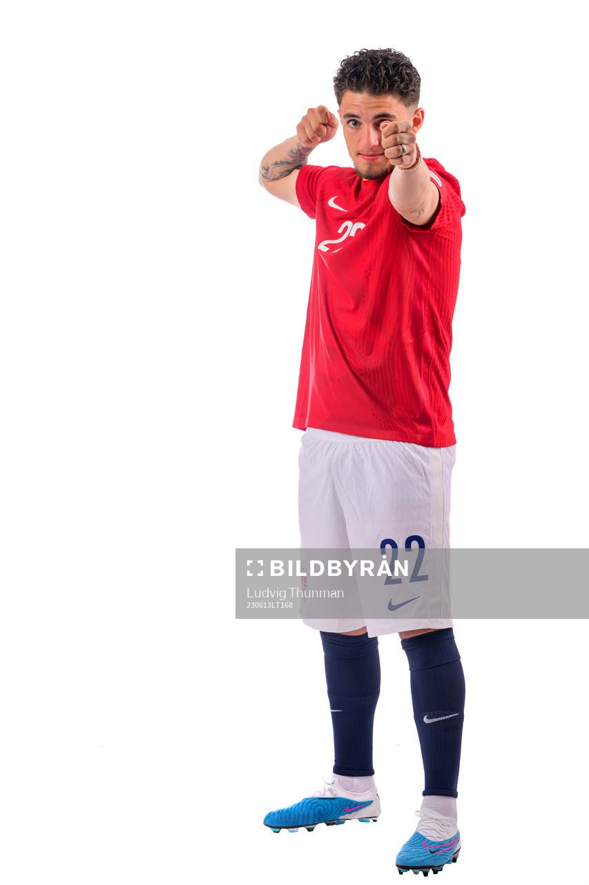 Christos Zafeiris of the norwegian under-21 national