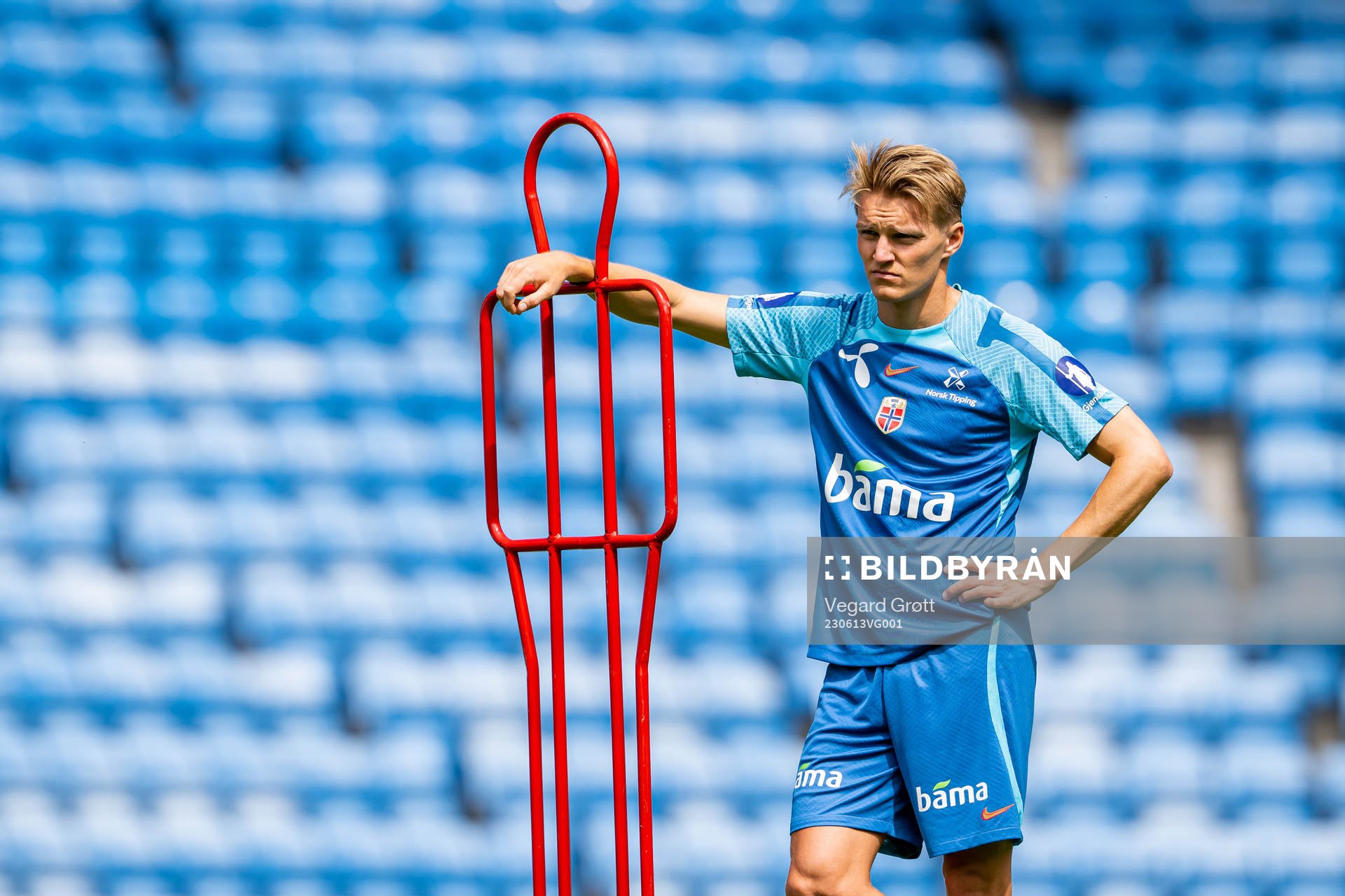 Martin Ødegaard of the Norwegian national football team