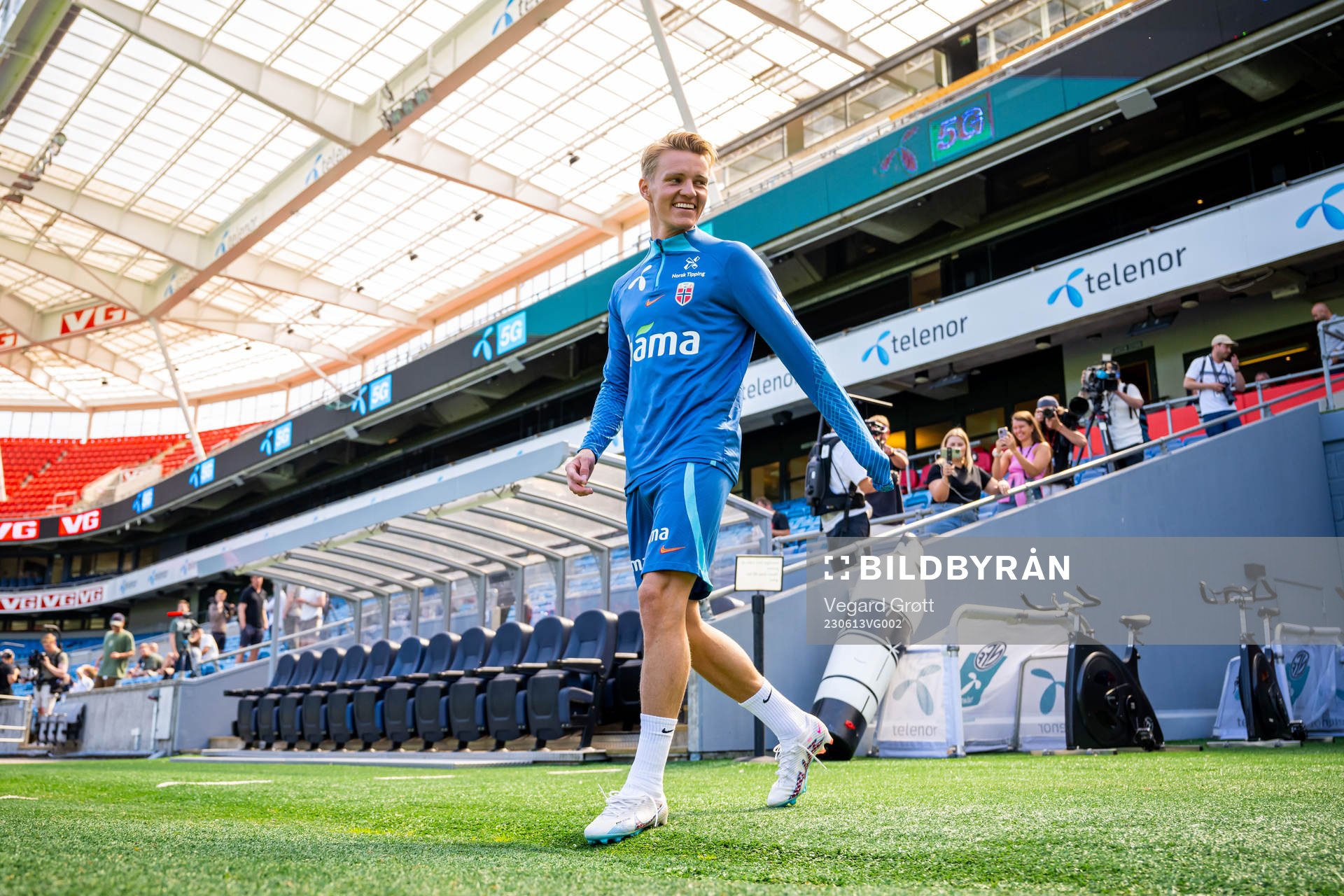 Martin Ødegaard of the Norwegian national football team