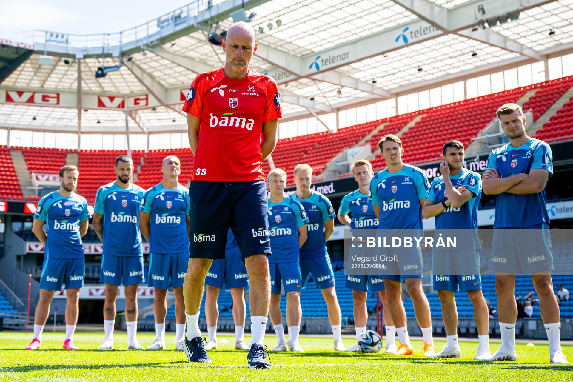 Ståle Solbakken, head coach of the Norwegian national