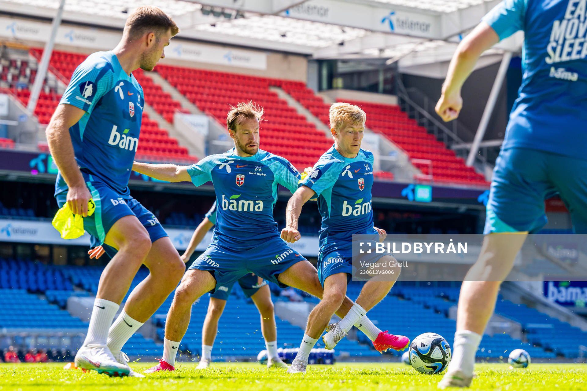 Bård Finne and Birger Meling of the Norwegian national