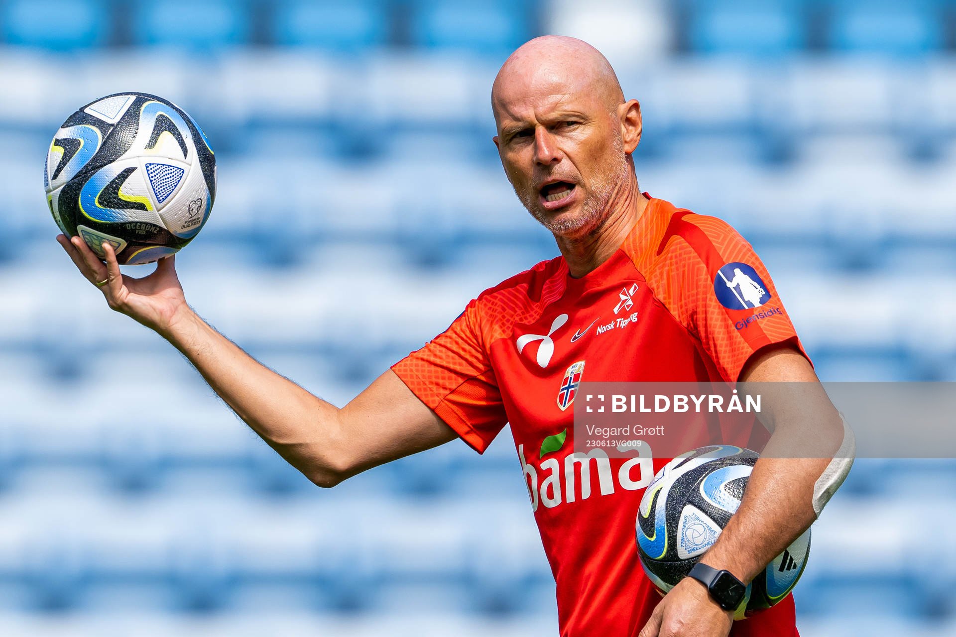 Ståle Solbakken, head coach of the Norwegian national