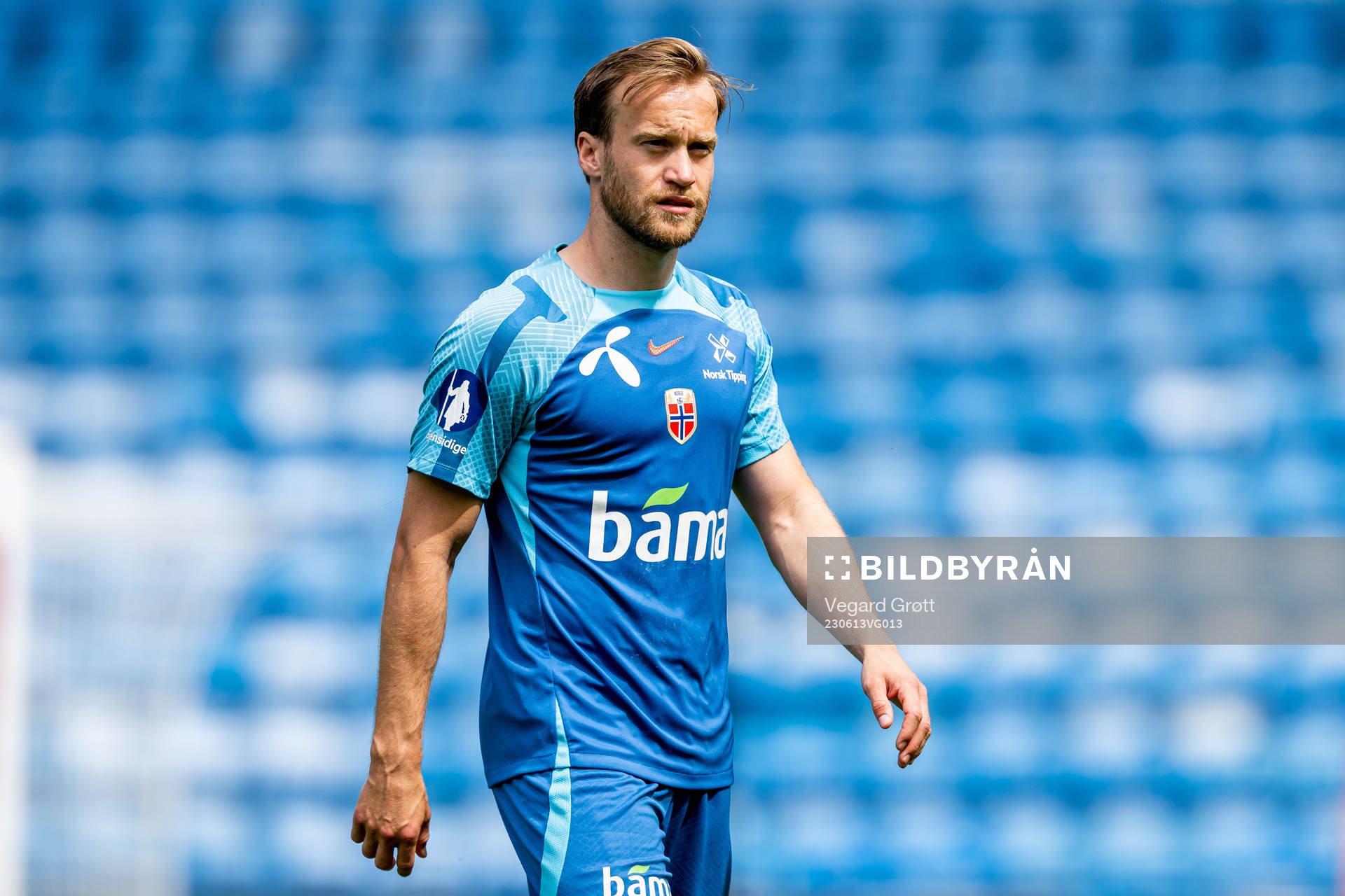 Bård Finne of the Norwegian national football team