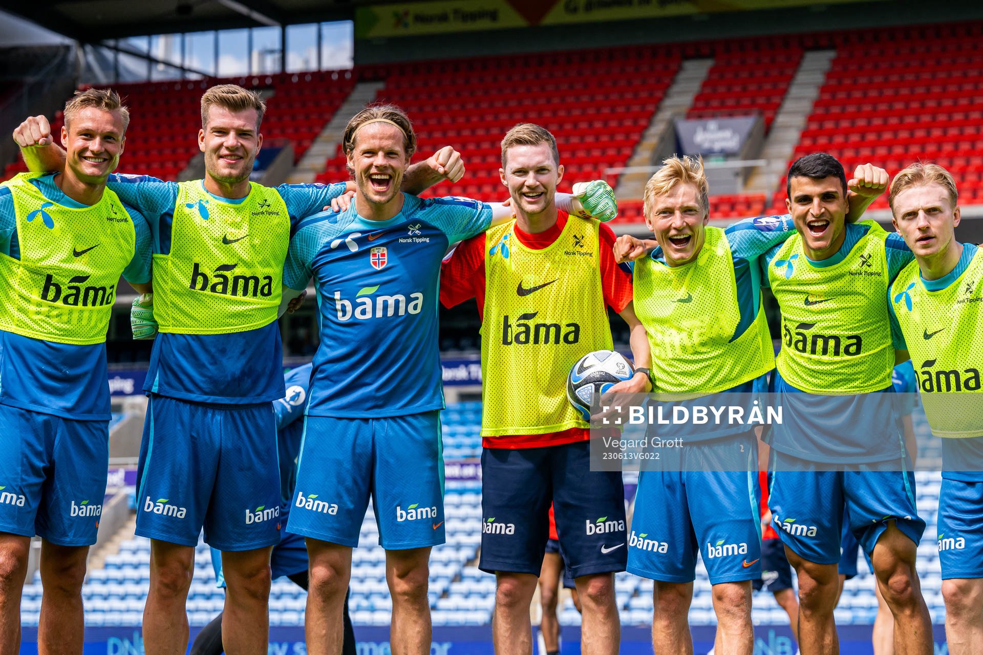 Stian Gregersen, Alexander Sørloth, goalkeeper Ørjan