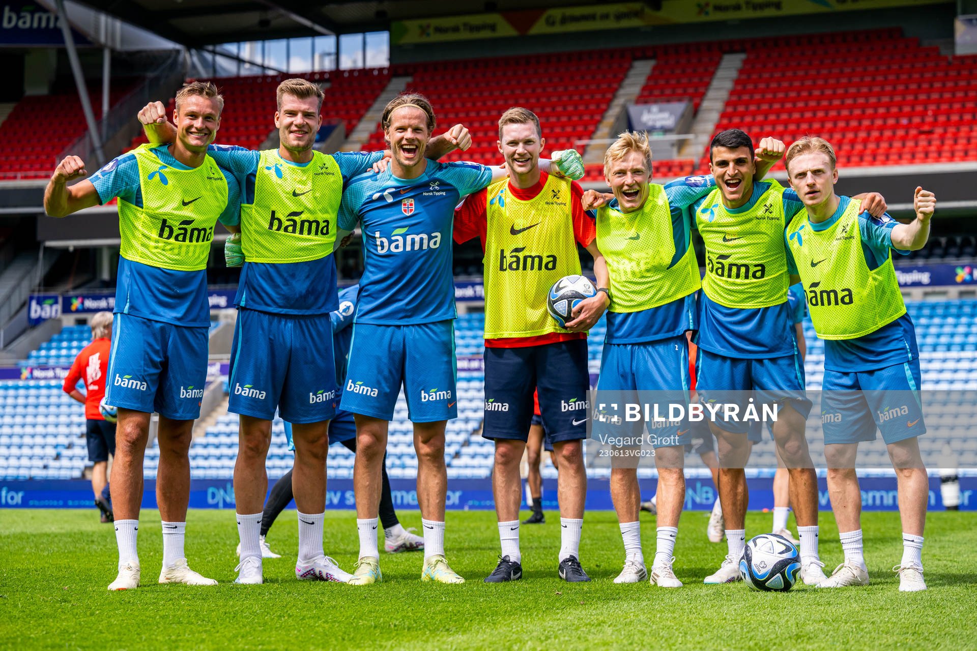 Stian Gregersen, Alexander Sørloth, goalkeeper Ørjan