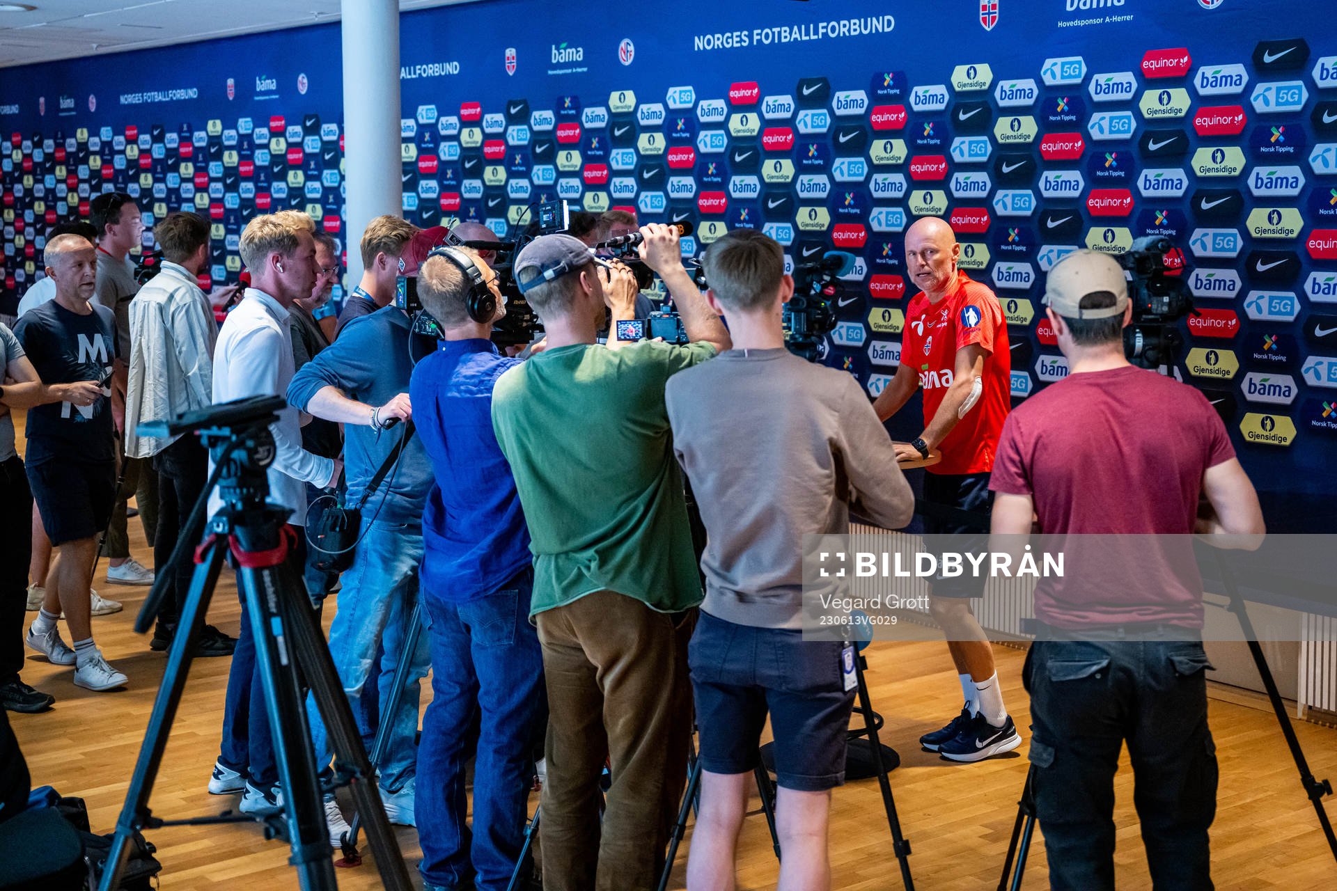 Ståle Solbakken, head coach of the Norwegian national