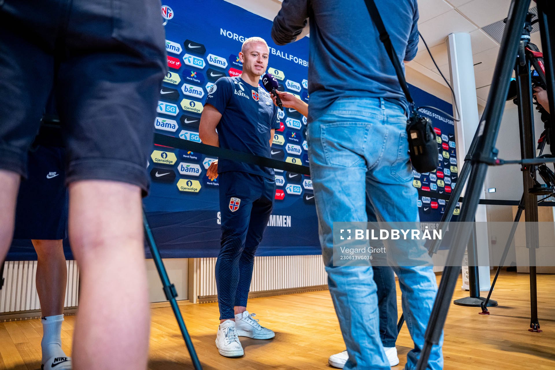 Julian Ryerson of the Norwegian national football team