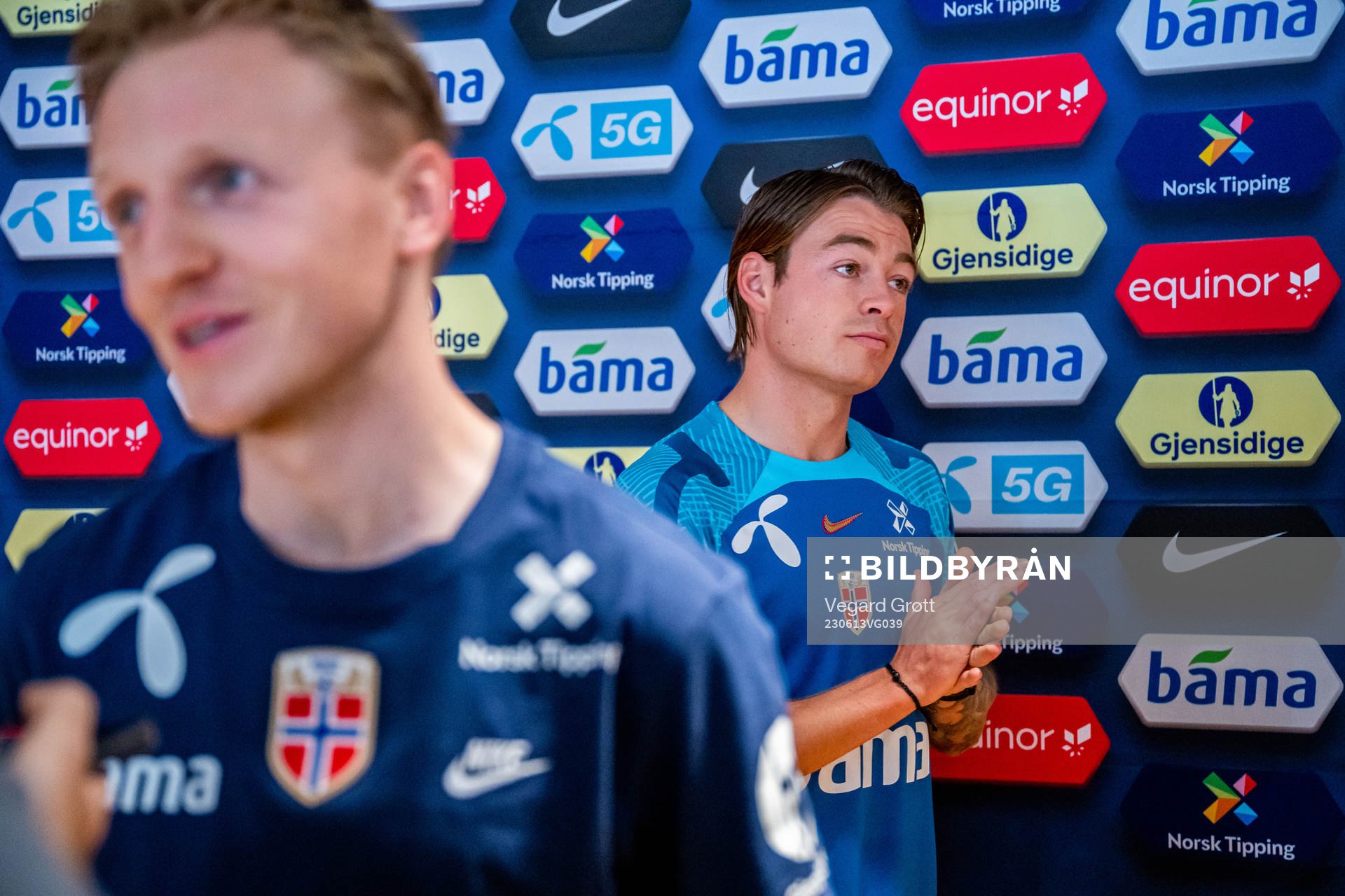 Mats Møller Dæhli and Patrick Berg of the Norwegian