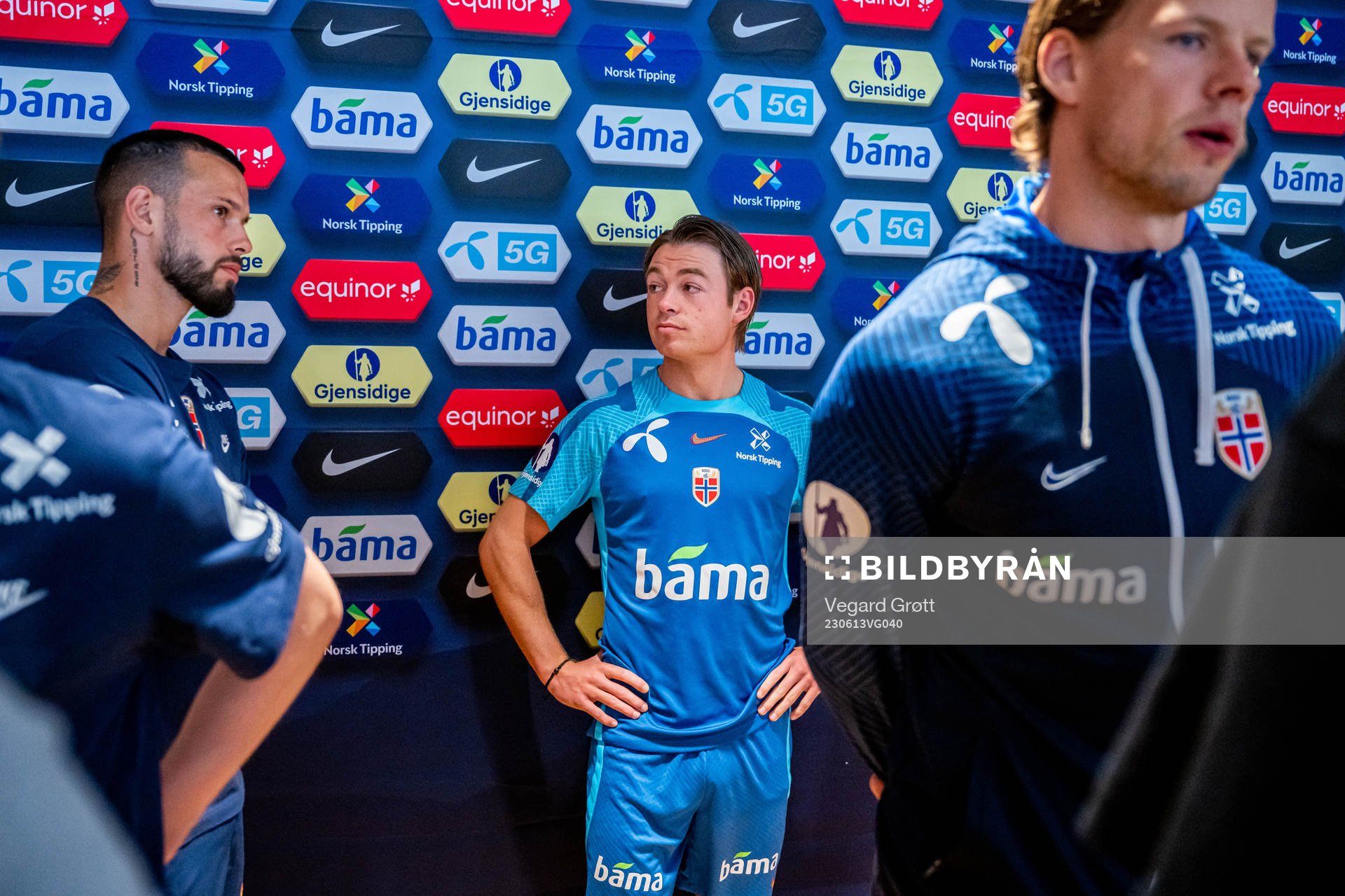 Kristoffer Velde and Patrick Berg of the Norwegian national