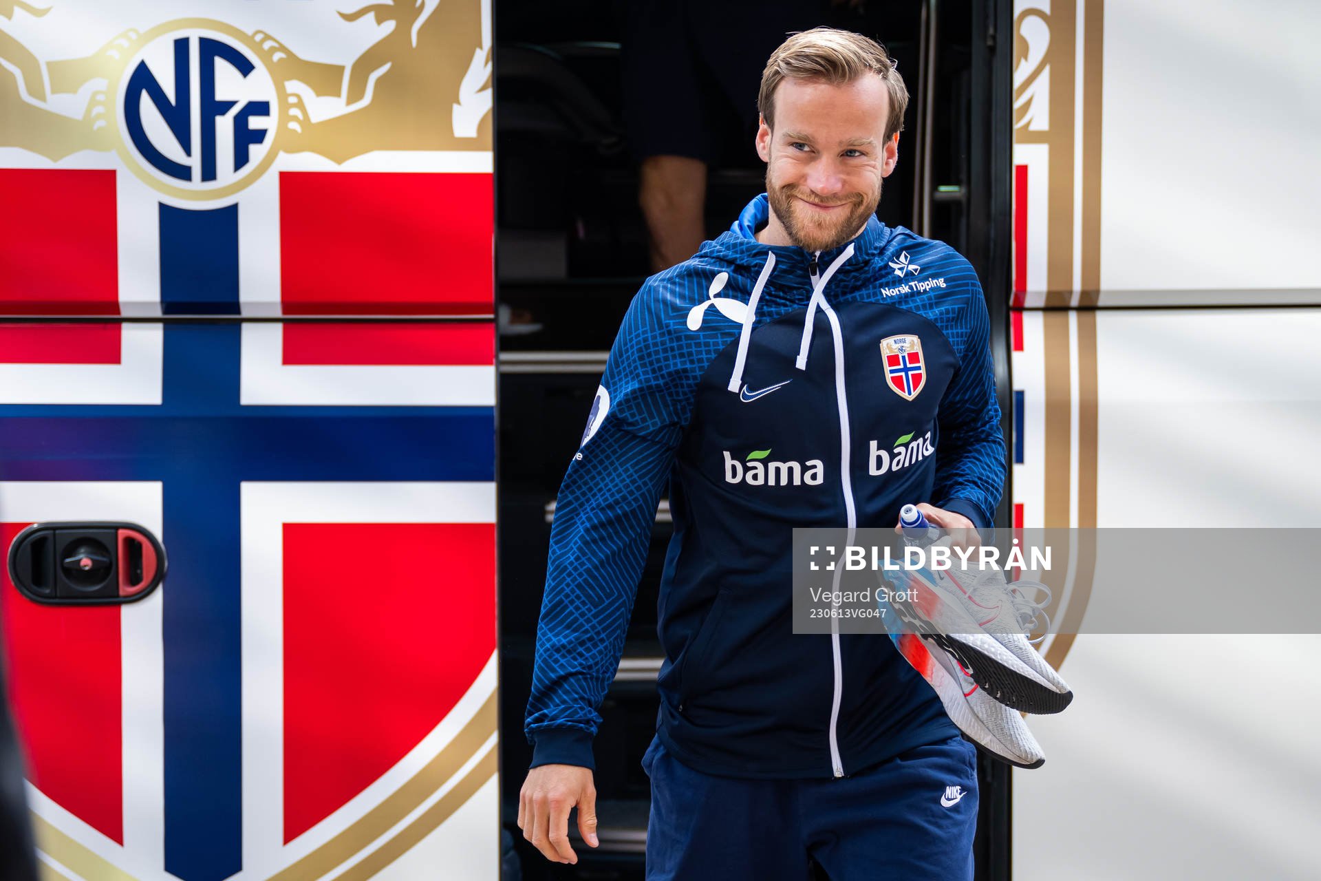 Bård Finne of the Norwegian national football team