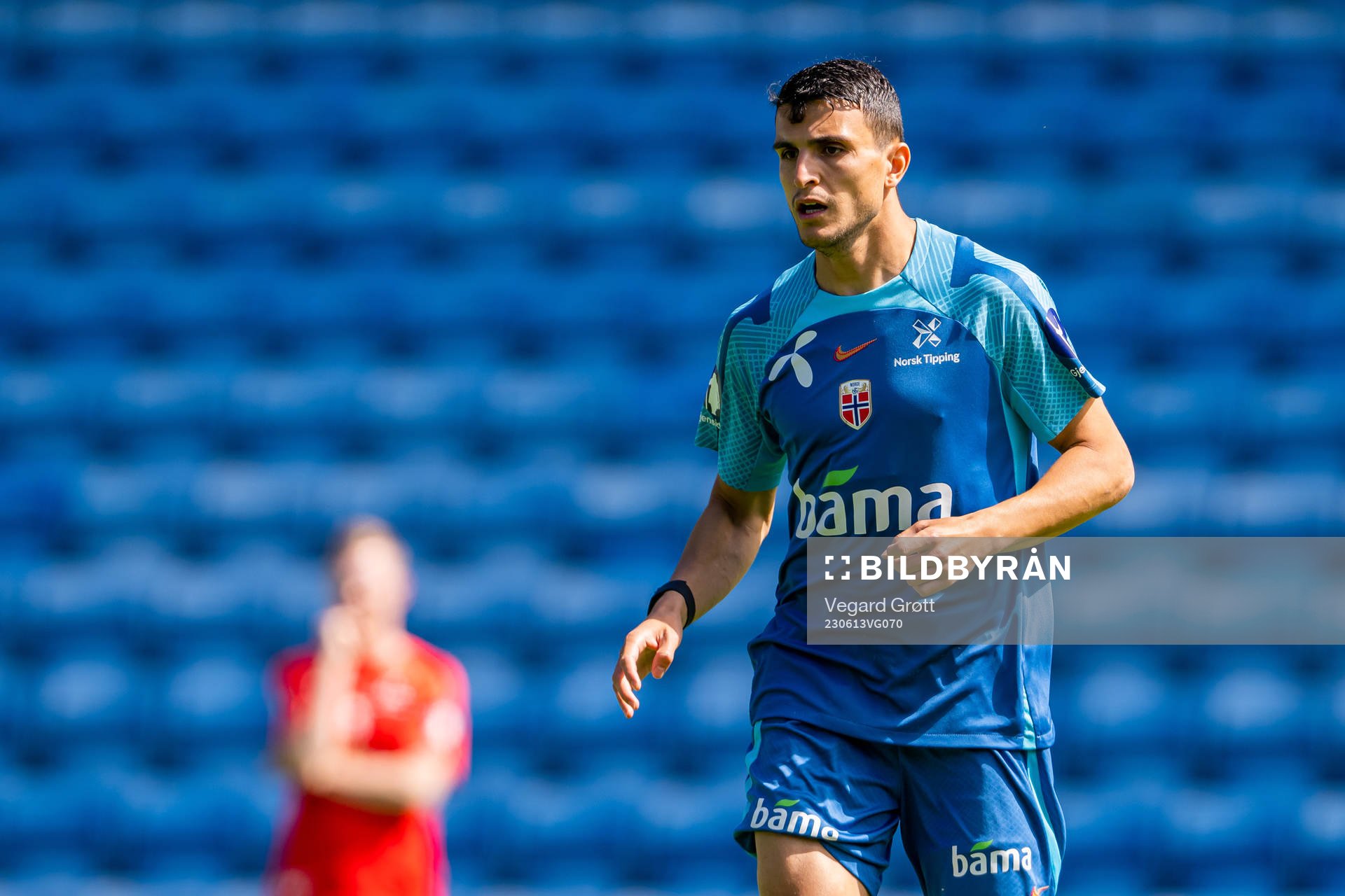 Mohamed Elyounoussi of the Norwegian national football team