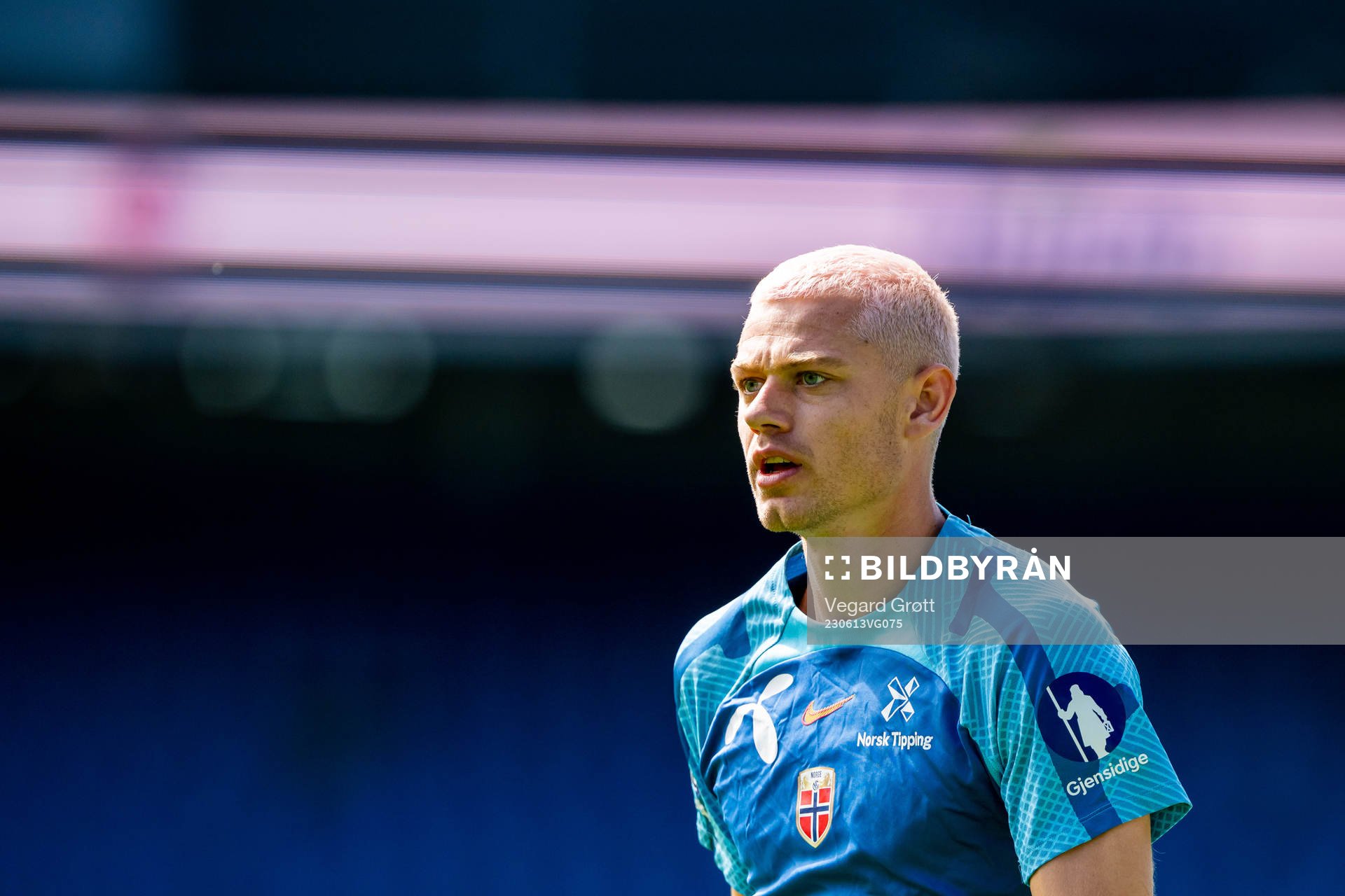 Julian Ryerson of the Norwegian national football team