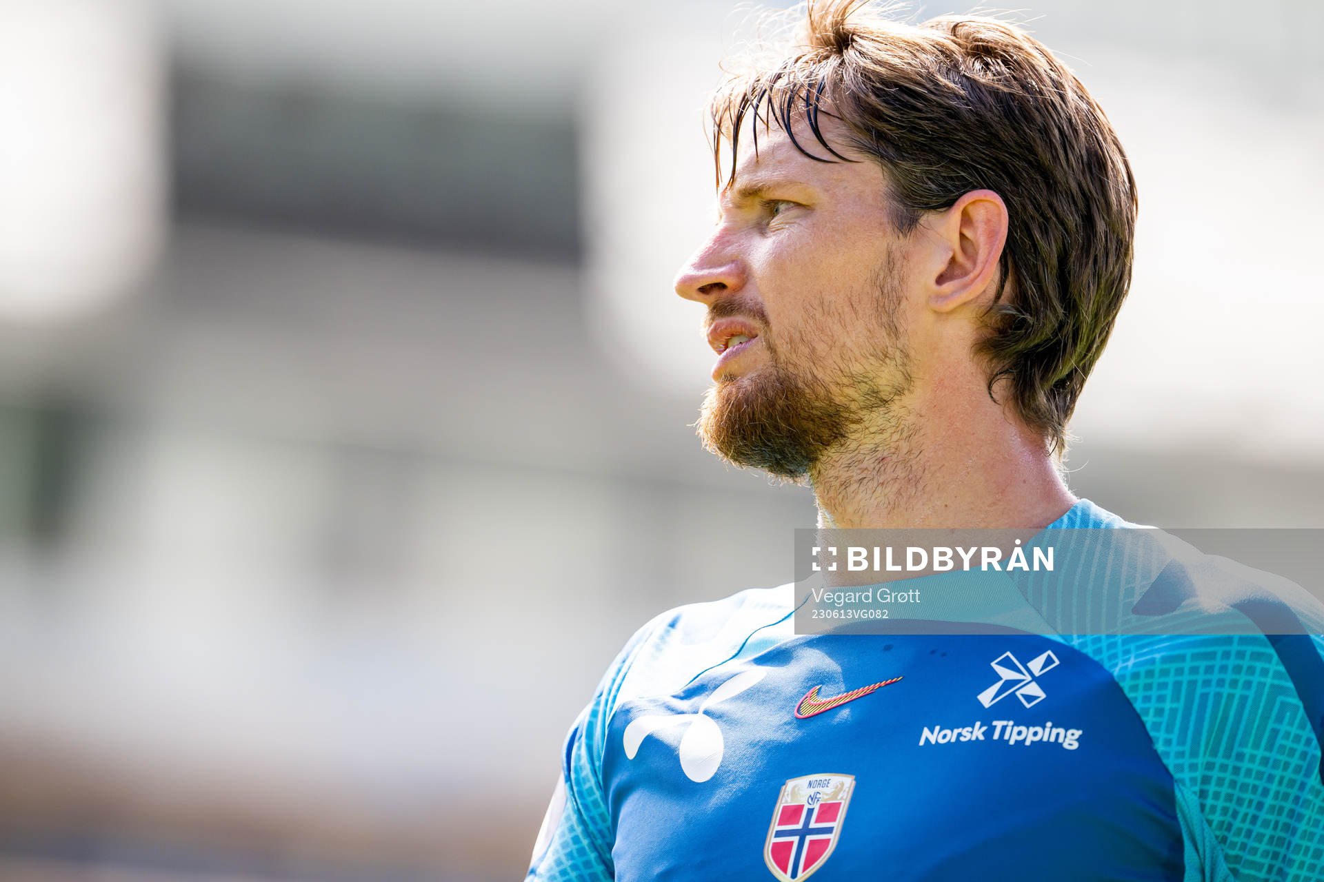Stefan Strandberg of the Norwegian national football team