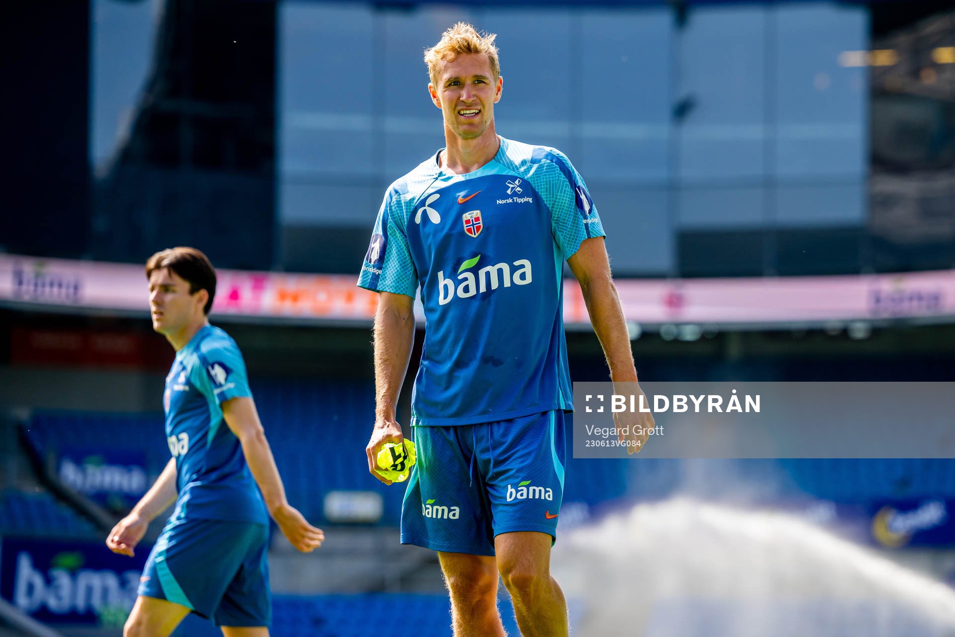 Ola Solbakken of the Norwegian national football team