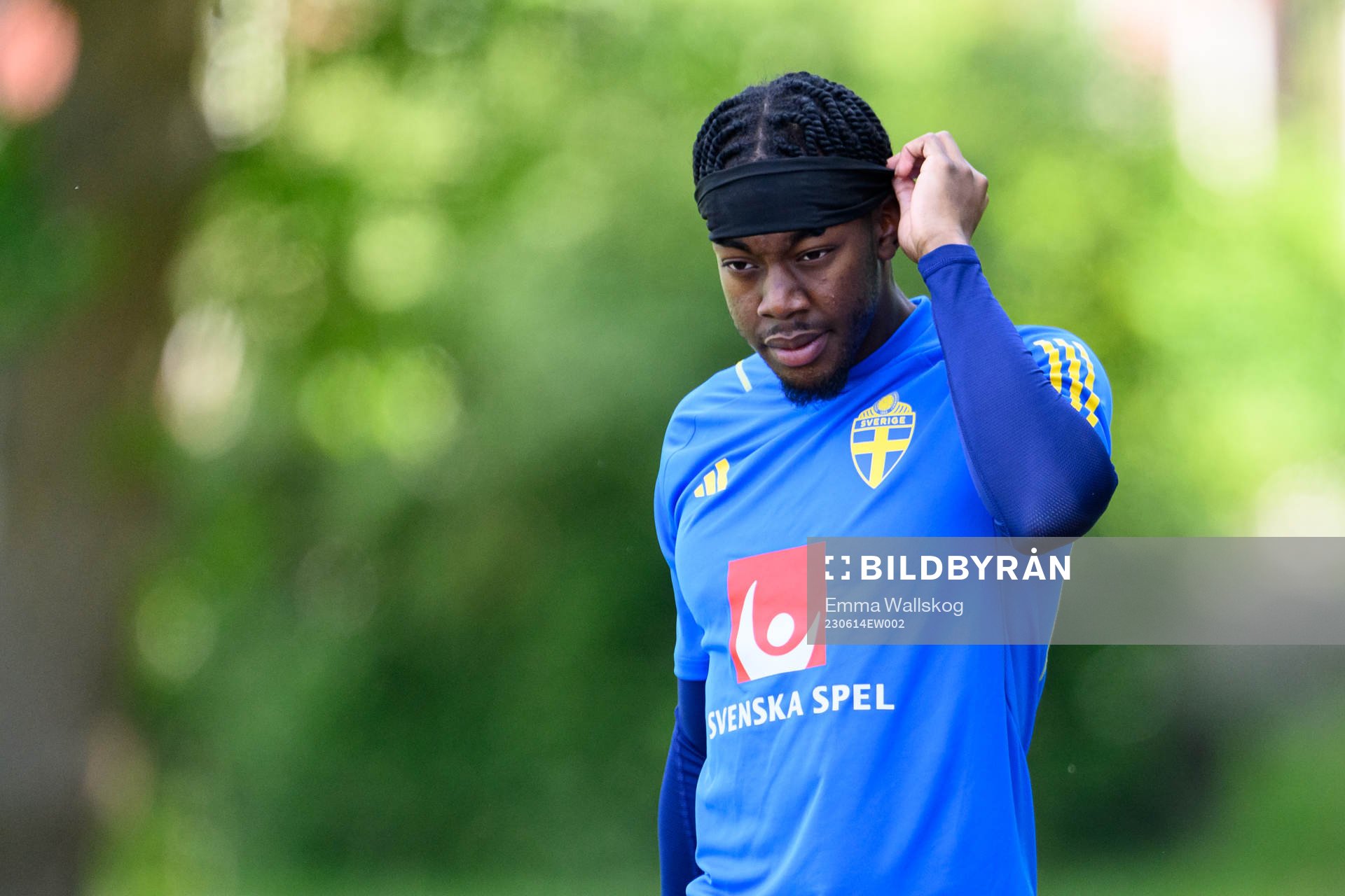Anthony Elanga of the Swedish national football team