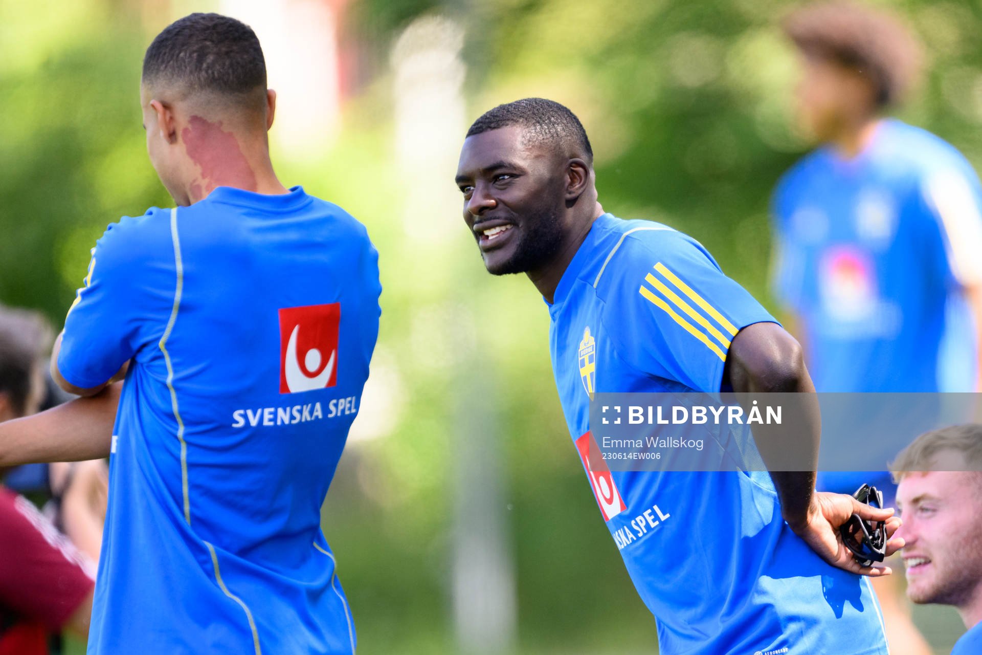 Ken Sema of the Swedish national football team