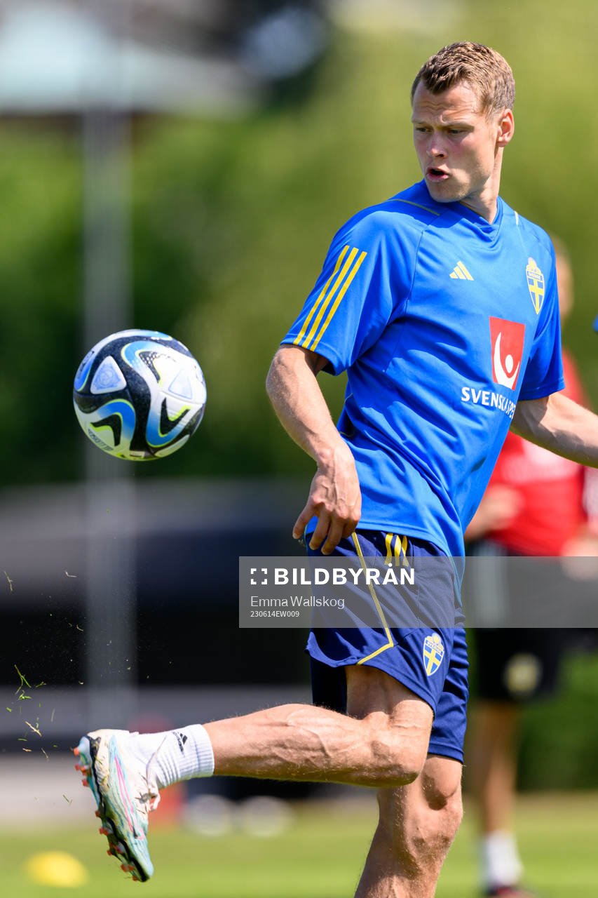 Viktor Claesson of the Swedish national football team