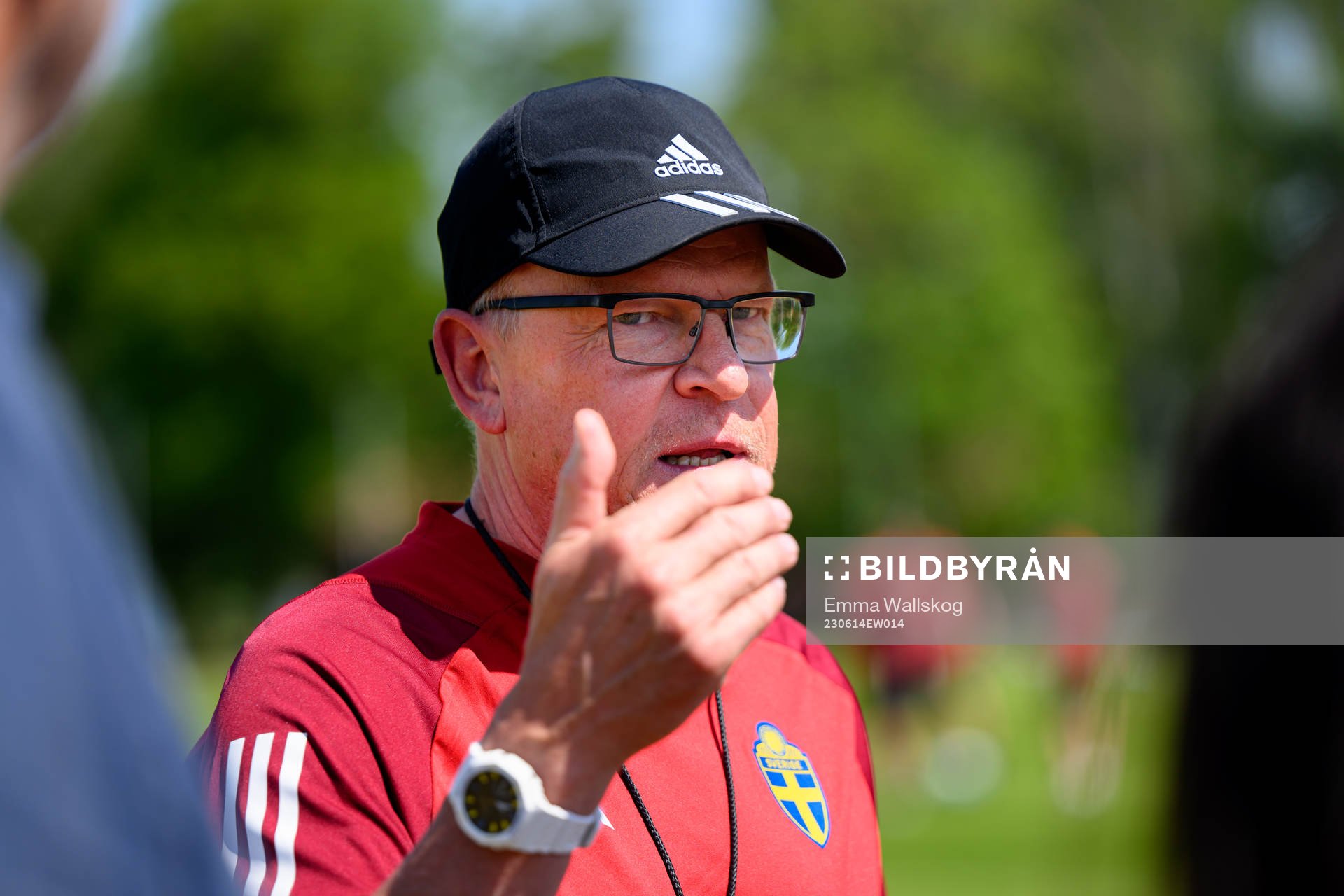 Head coach Janne Andersson of the Swedish national football