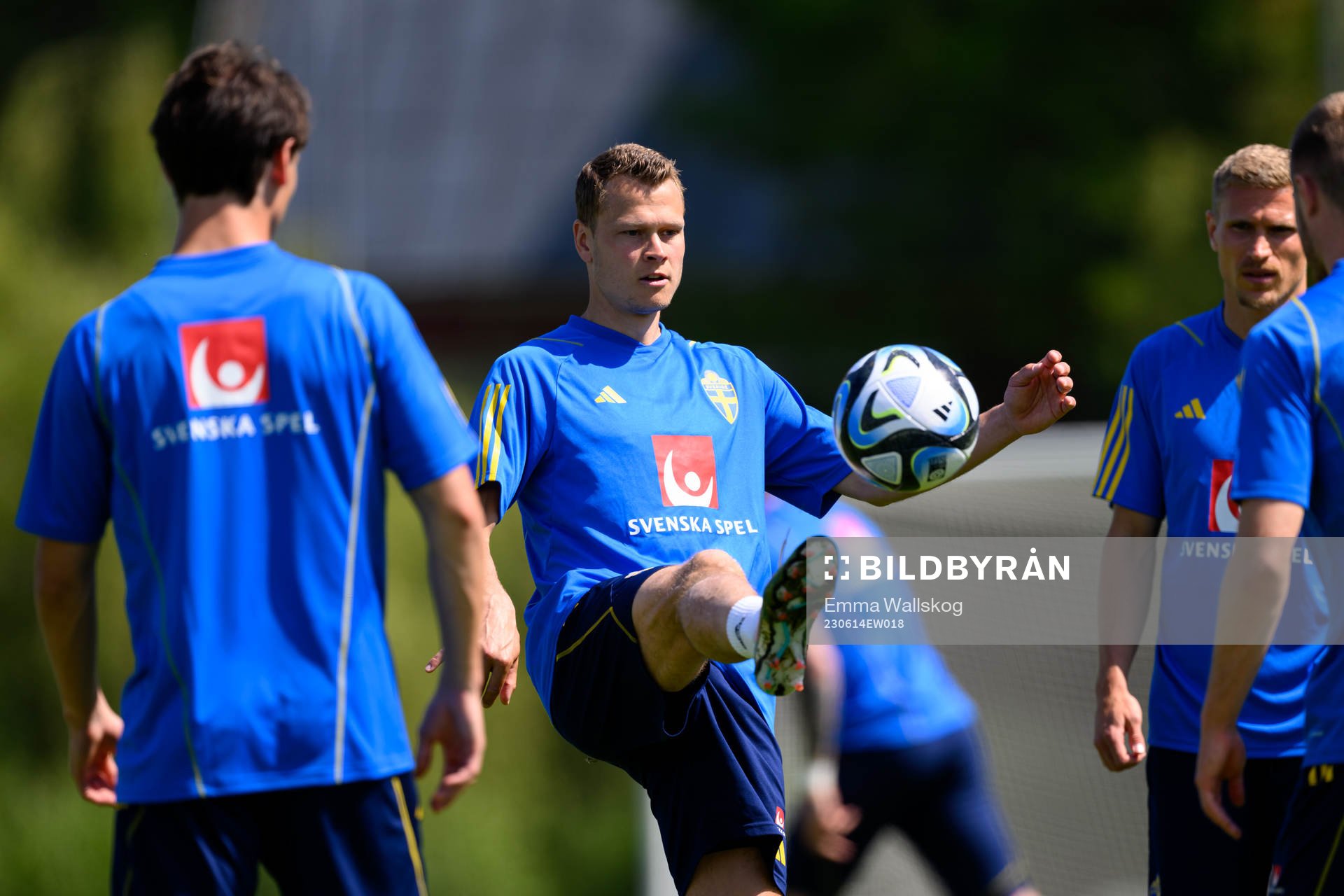 Viktor Claesson of the Swedish national football team