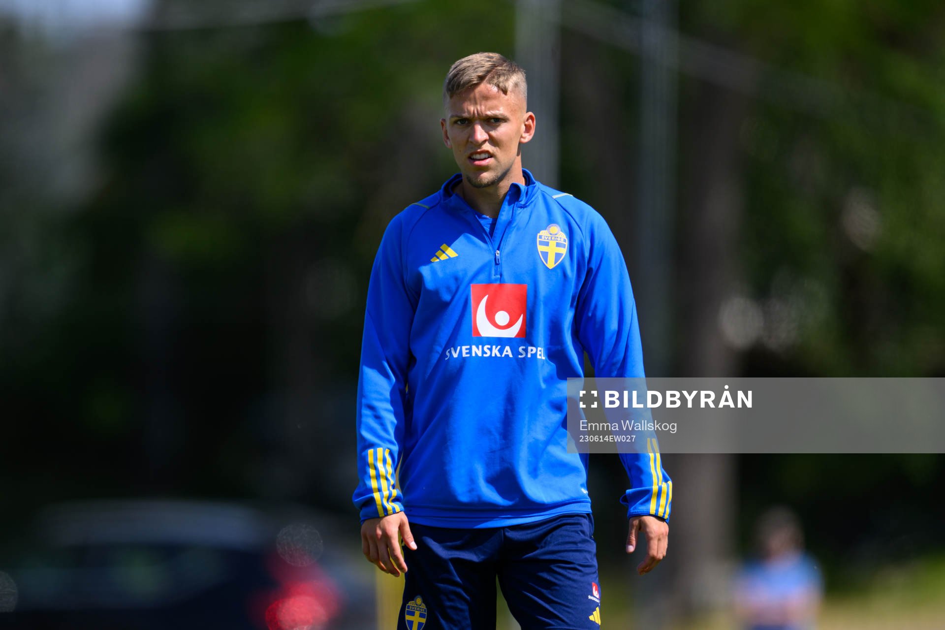 Jesper Karlsson of the Swedish national football team