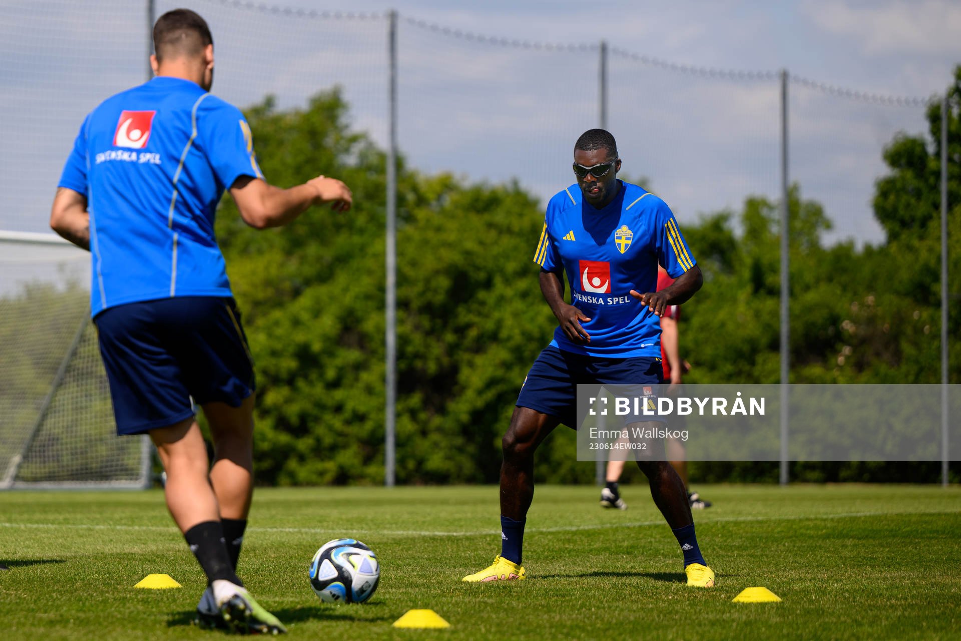 Ken Sema of the Swedish national football team