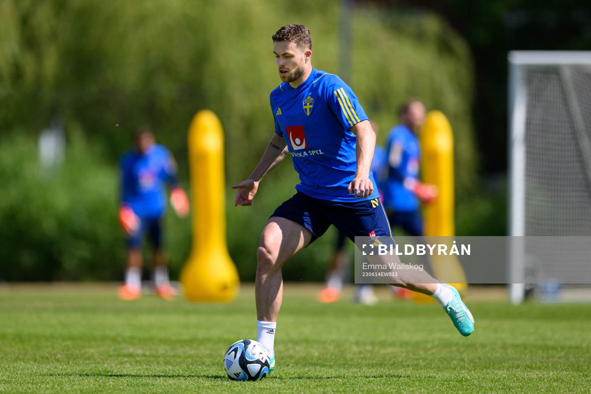 Gabriel Gudmundsson of the Swedish national football team