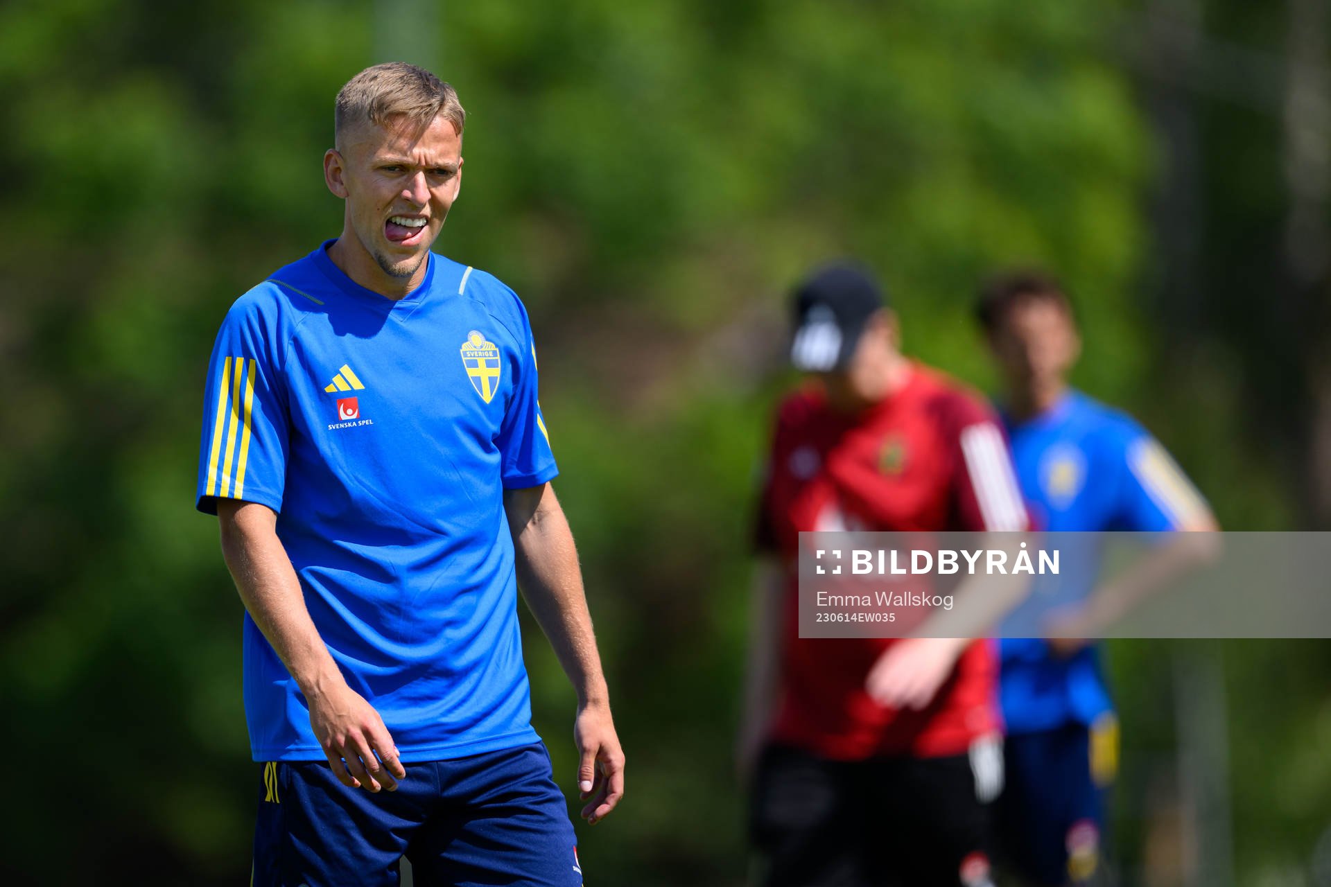 Jesper Karlsson of the Swedish national football team