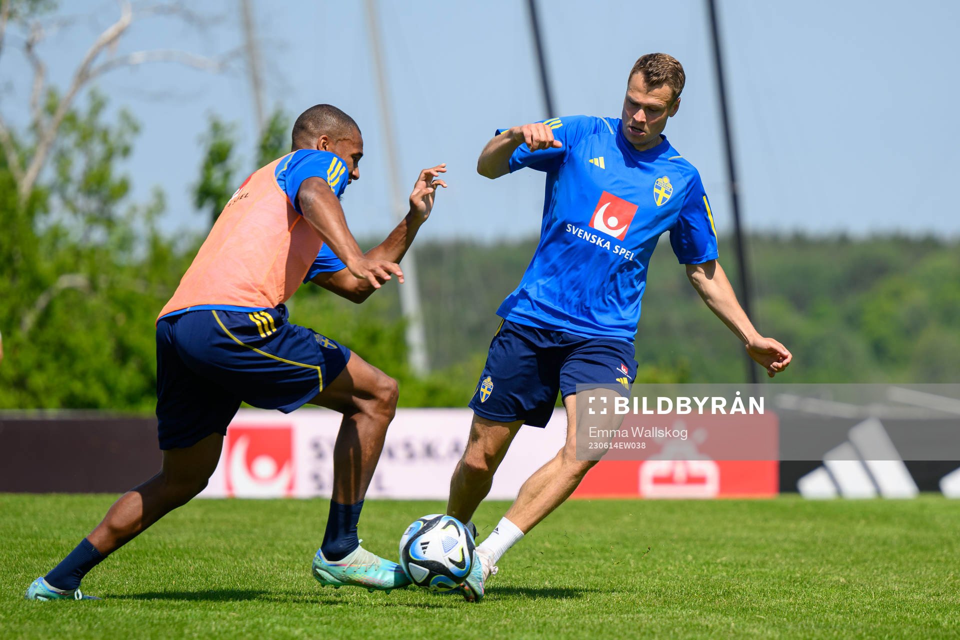 Viktor Claesson of the Swedish national football team
